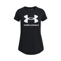 Sportstyle Logo T-shirt Pige - sort, hvid
