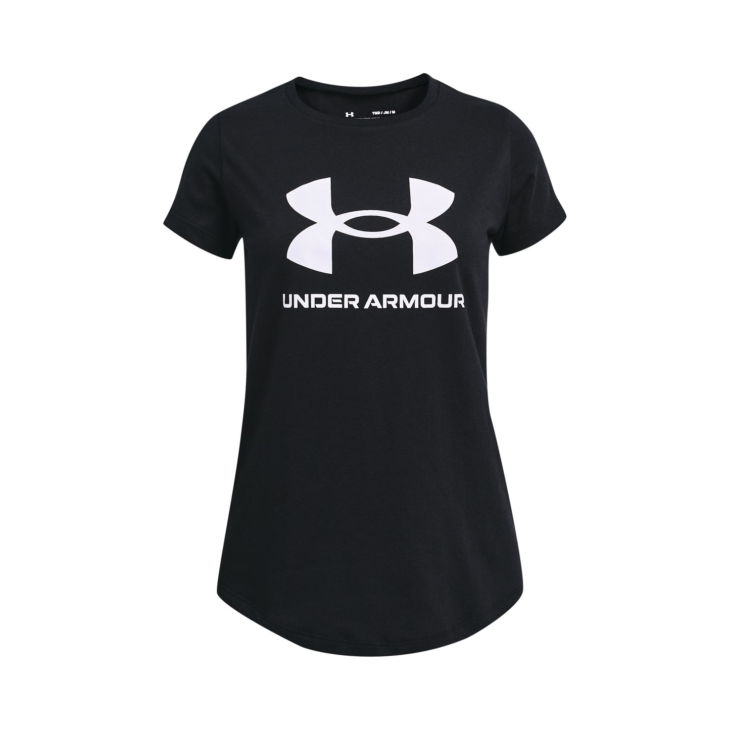 Under Armour Sportstyle Logo T-shirt Pige - sort, hvid