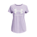 Sportstyle Logo T-shirt Pige - syren, hvid