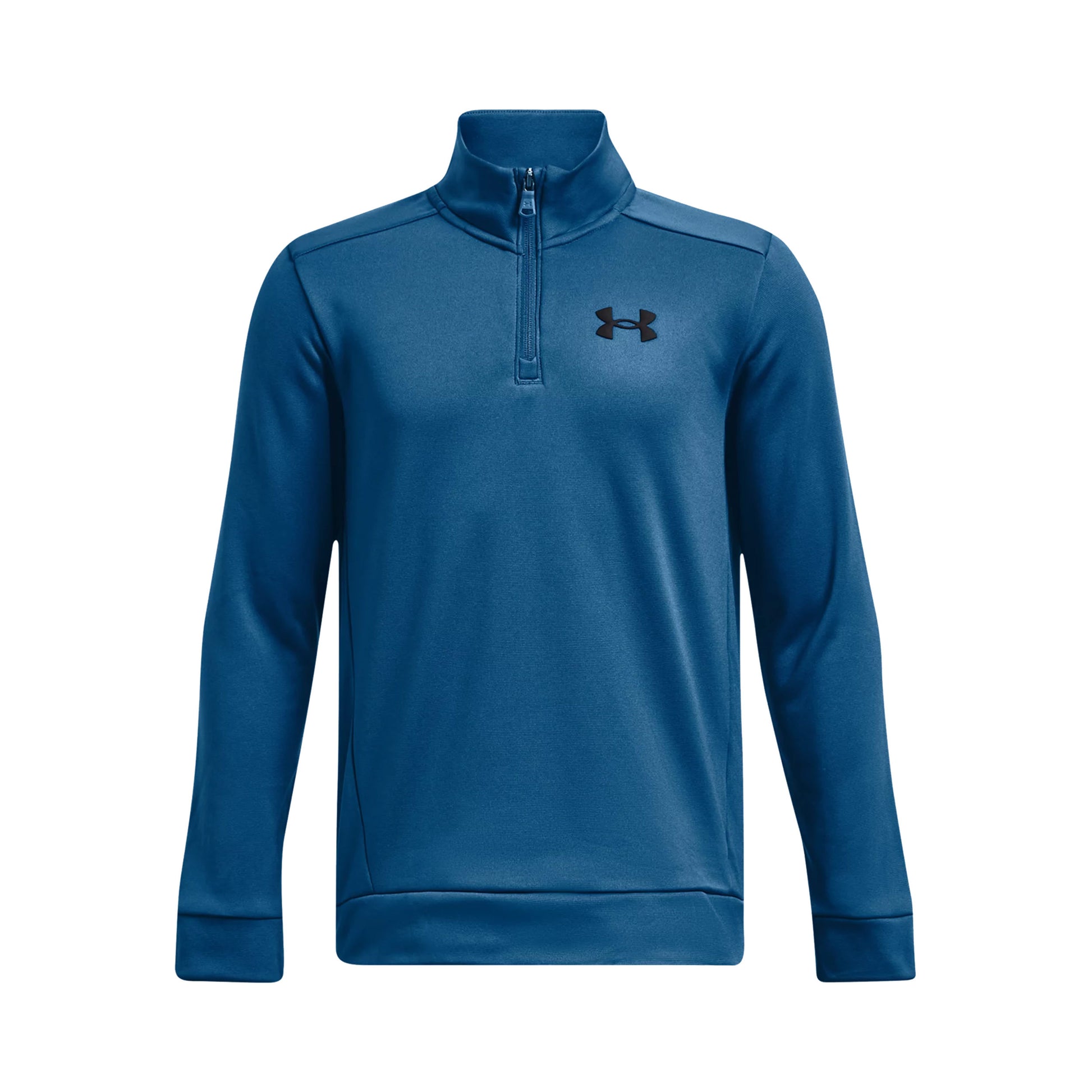Under Armour Quarter Half-Zip Shirt, langærmet Drenge - mørkeblå,