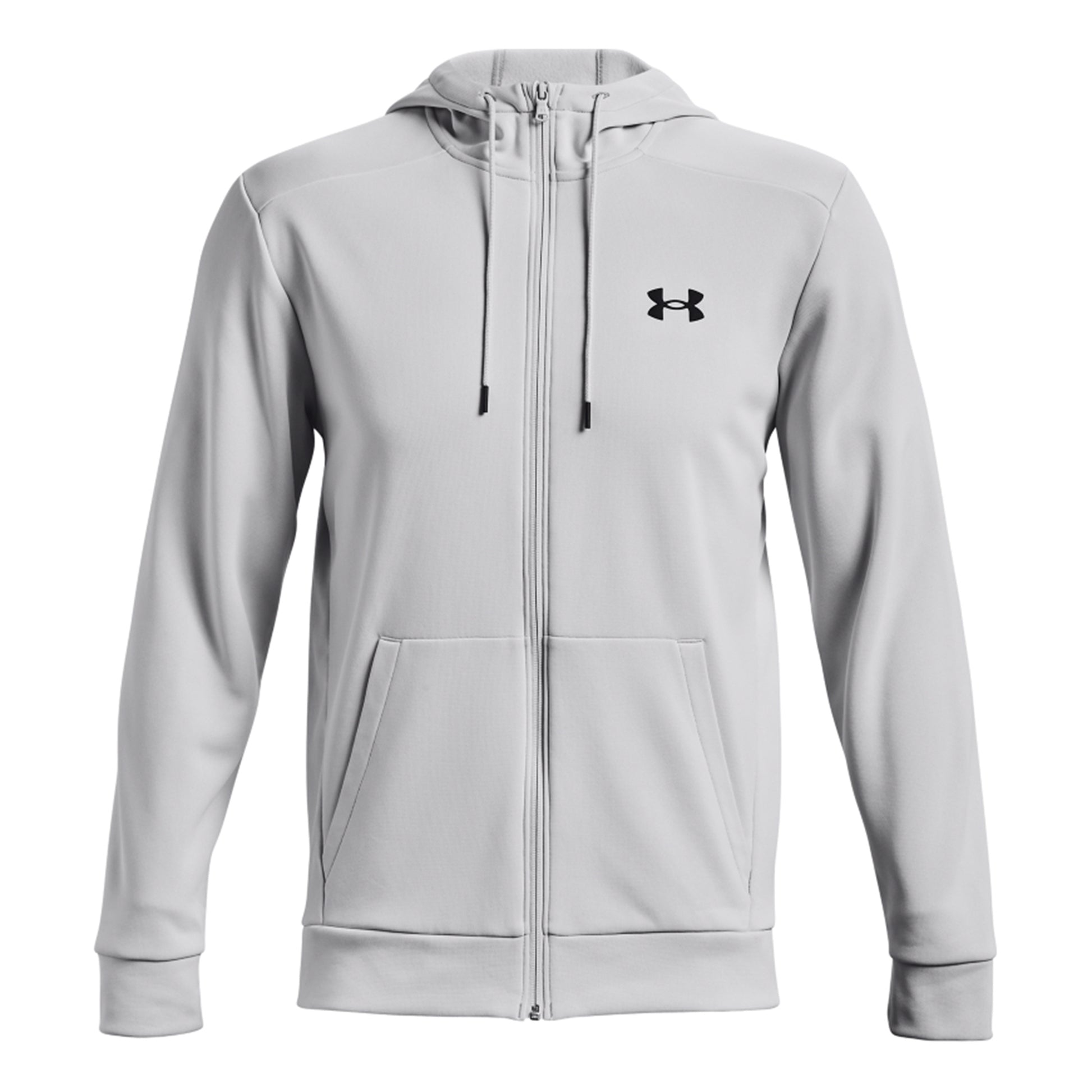 Under Armour Fleece Full Zip Sweatjakke Herrer - lysegrå,