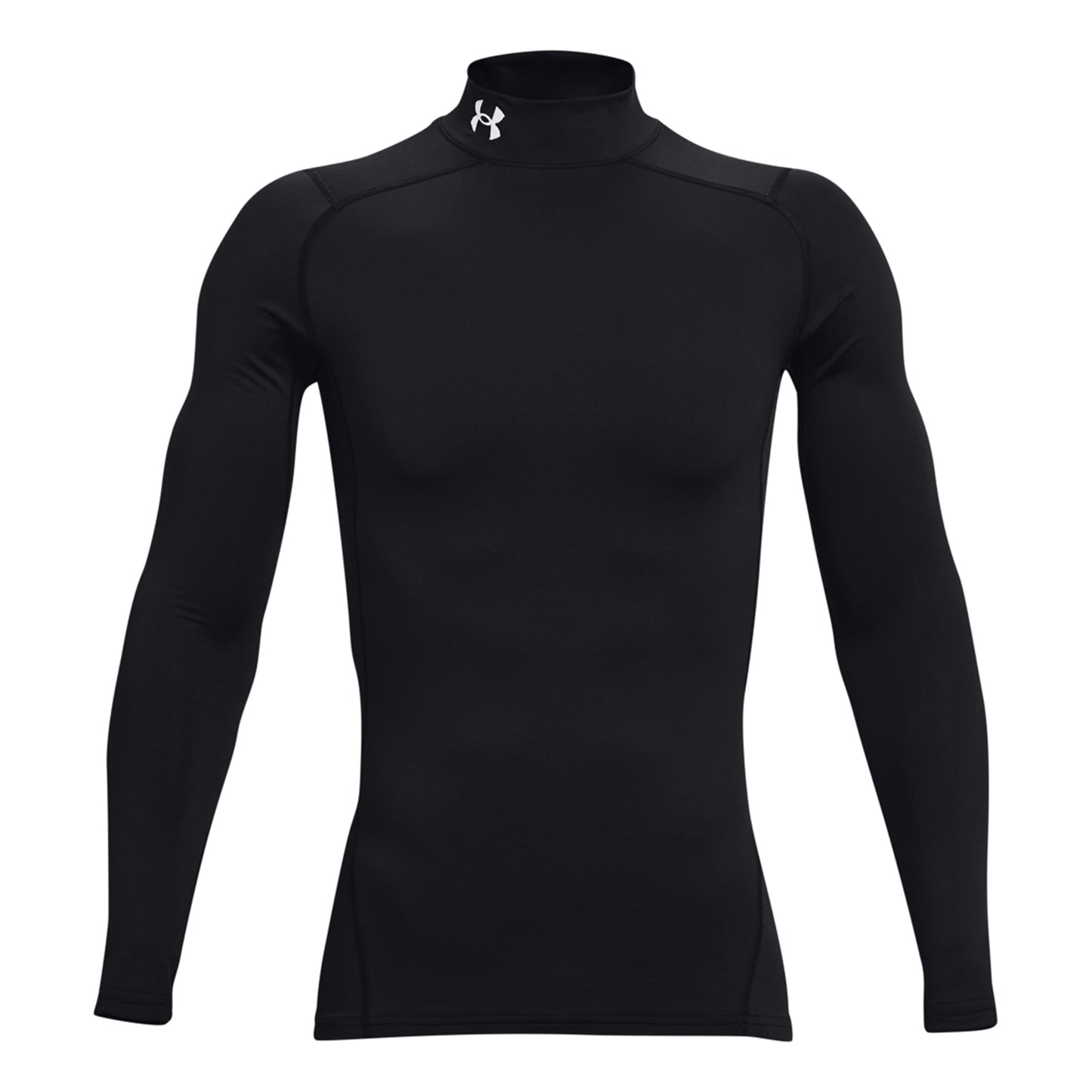 Under Armour Coldgear Comp Mock Shirt,Langærmet Herrer-Sort