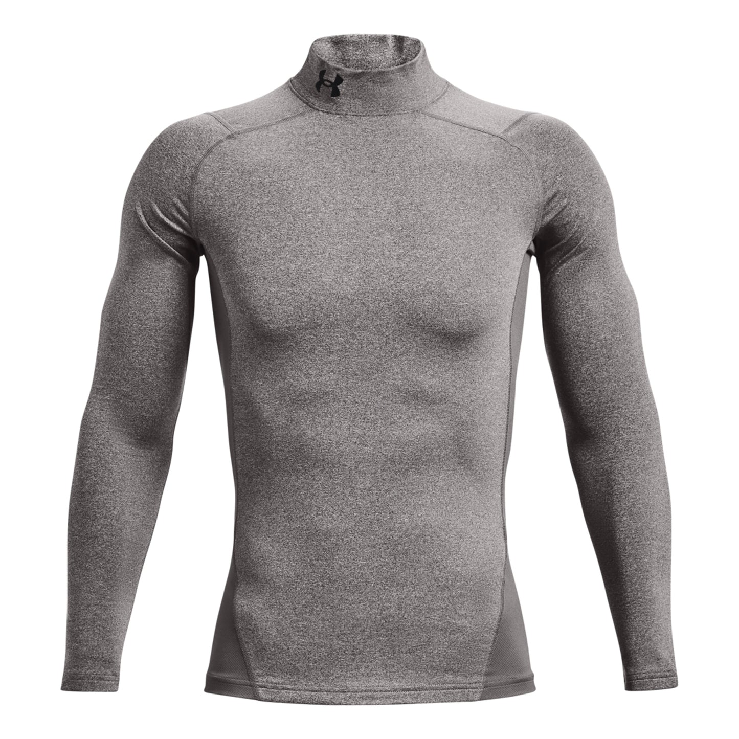 Under Armour Coldgear Comp Mock Shirt,Langærmet Herrer-Grå