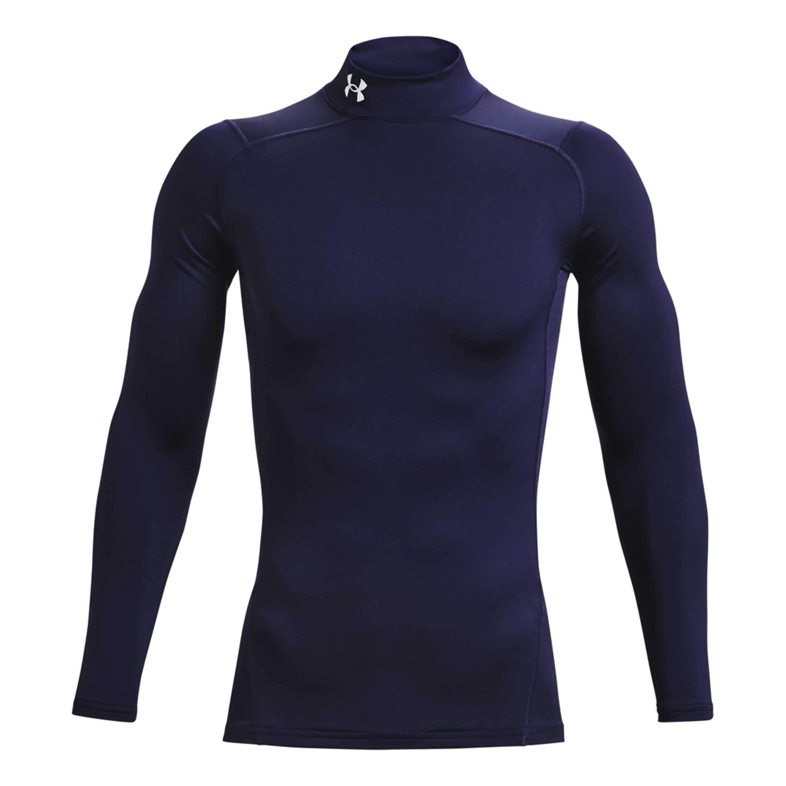 Under Armour Coldgear Comp Mock Shirt,Langærmet Herrer-Mørkeblå