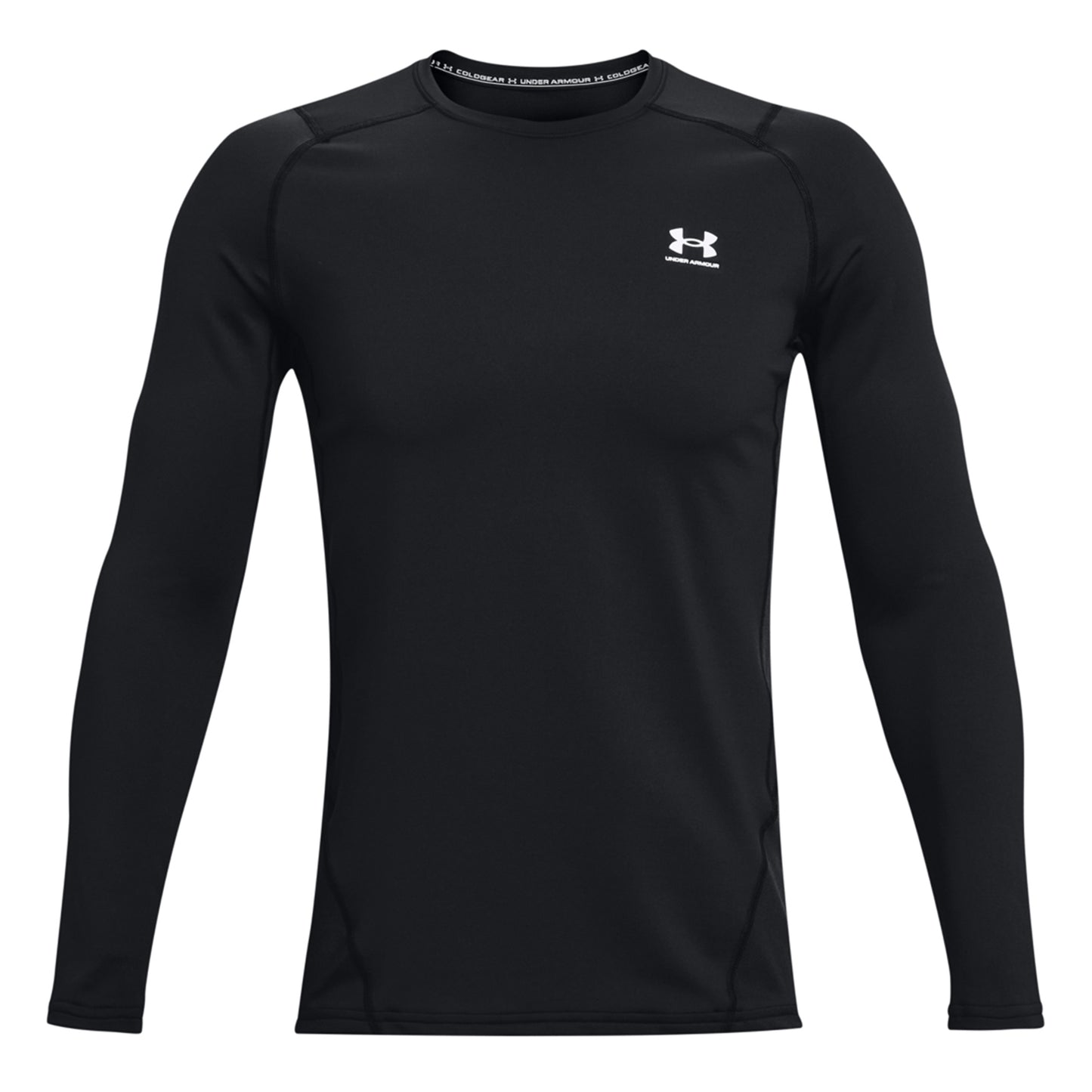Under Armour Coldgear Fitted Crew Shirt, langærmet Herrer - sort,