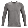Coldgear Fitted Crew Shirt, langærmet Herrer - mørkegrå,