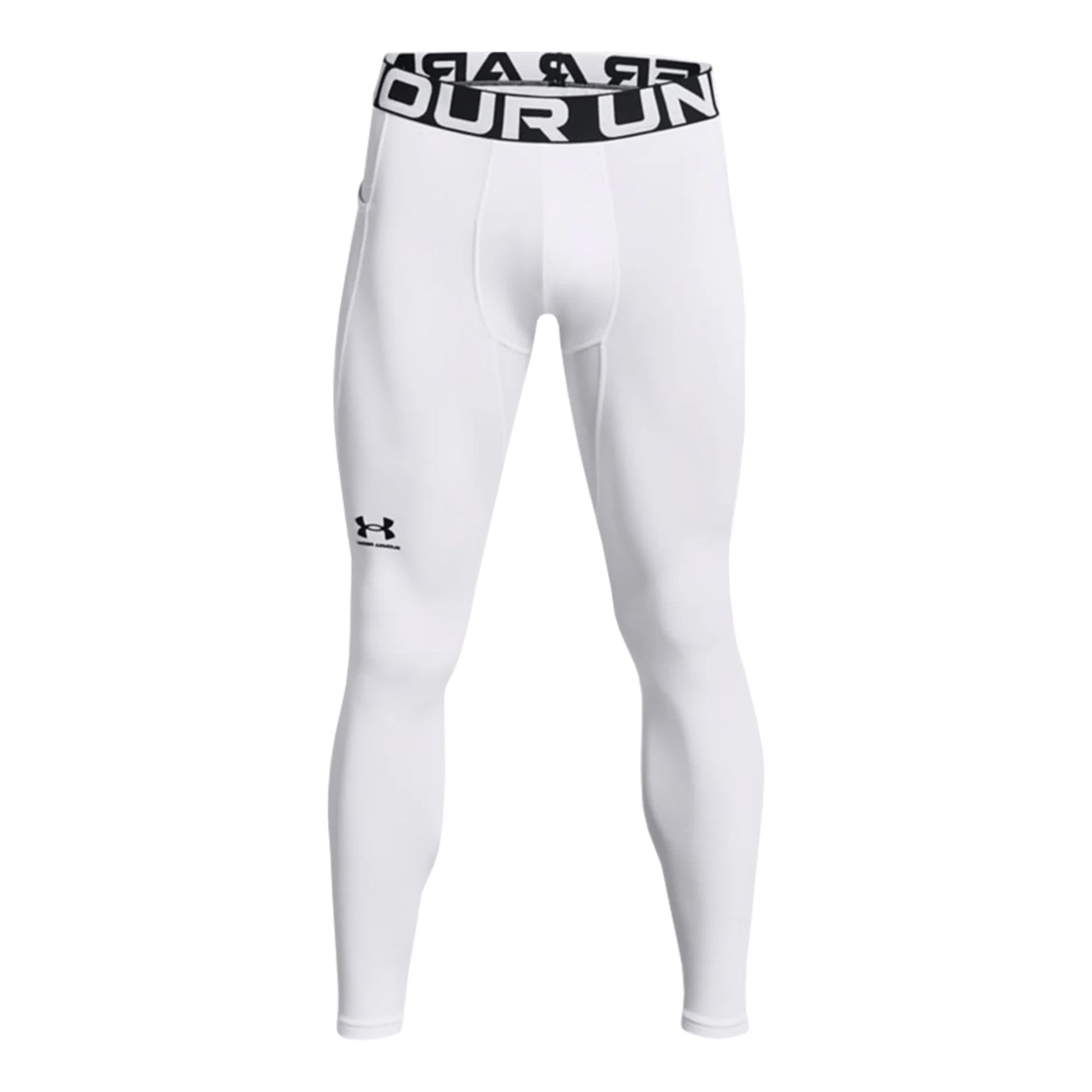 Under Armour Coldgear Stramme løbebukser Herrer - hvid,