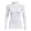 Coldgear Authentics Mockneck Shirt,Langærmet Damer-Hvid