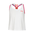 Knockout Tanktop Pige - hvid, rød