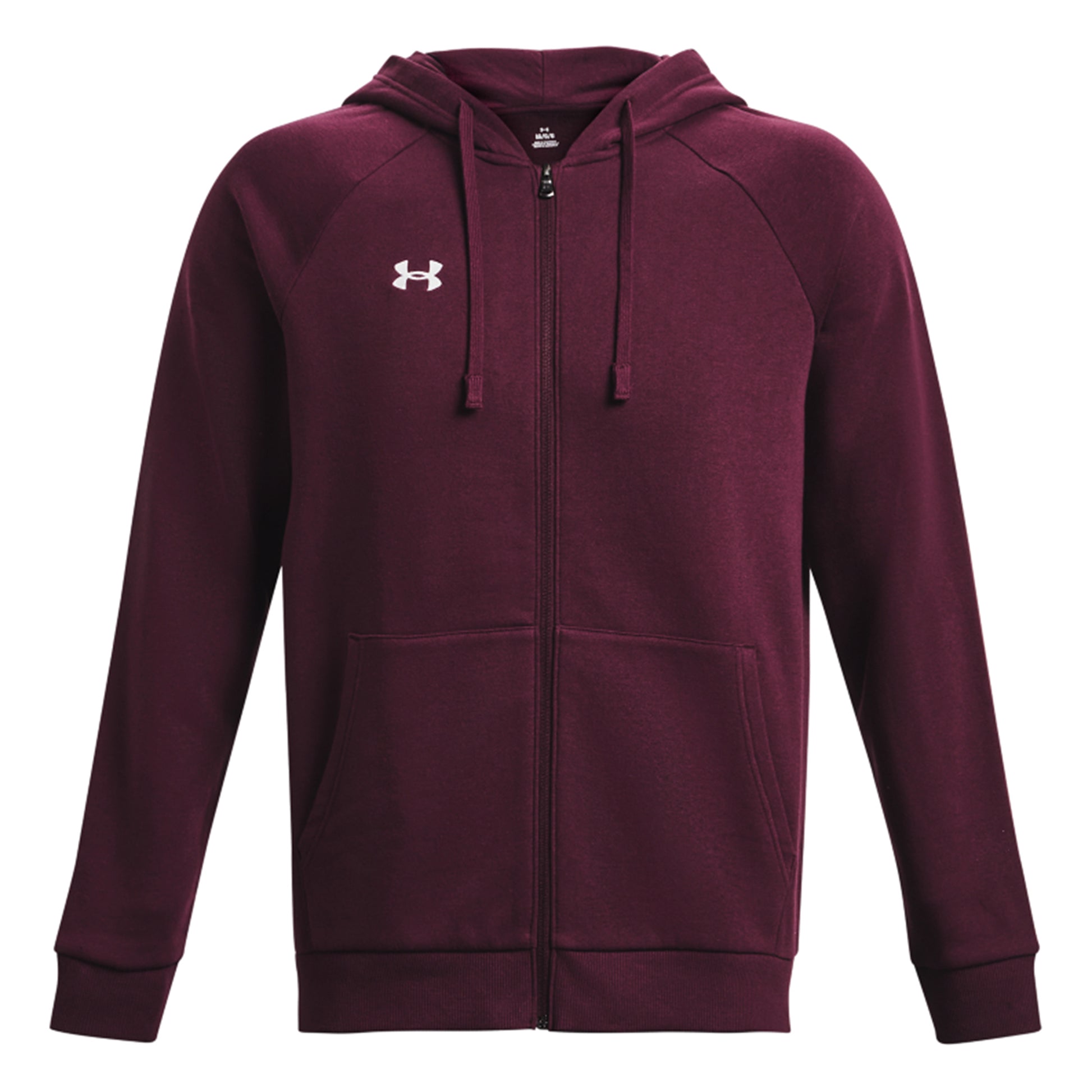 Under Armour Rival Sweatjakke Herrer - mørkerød,