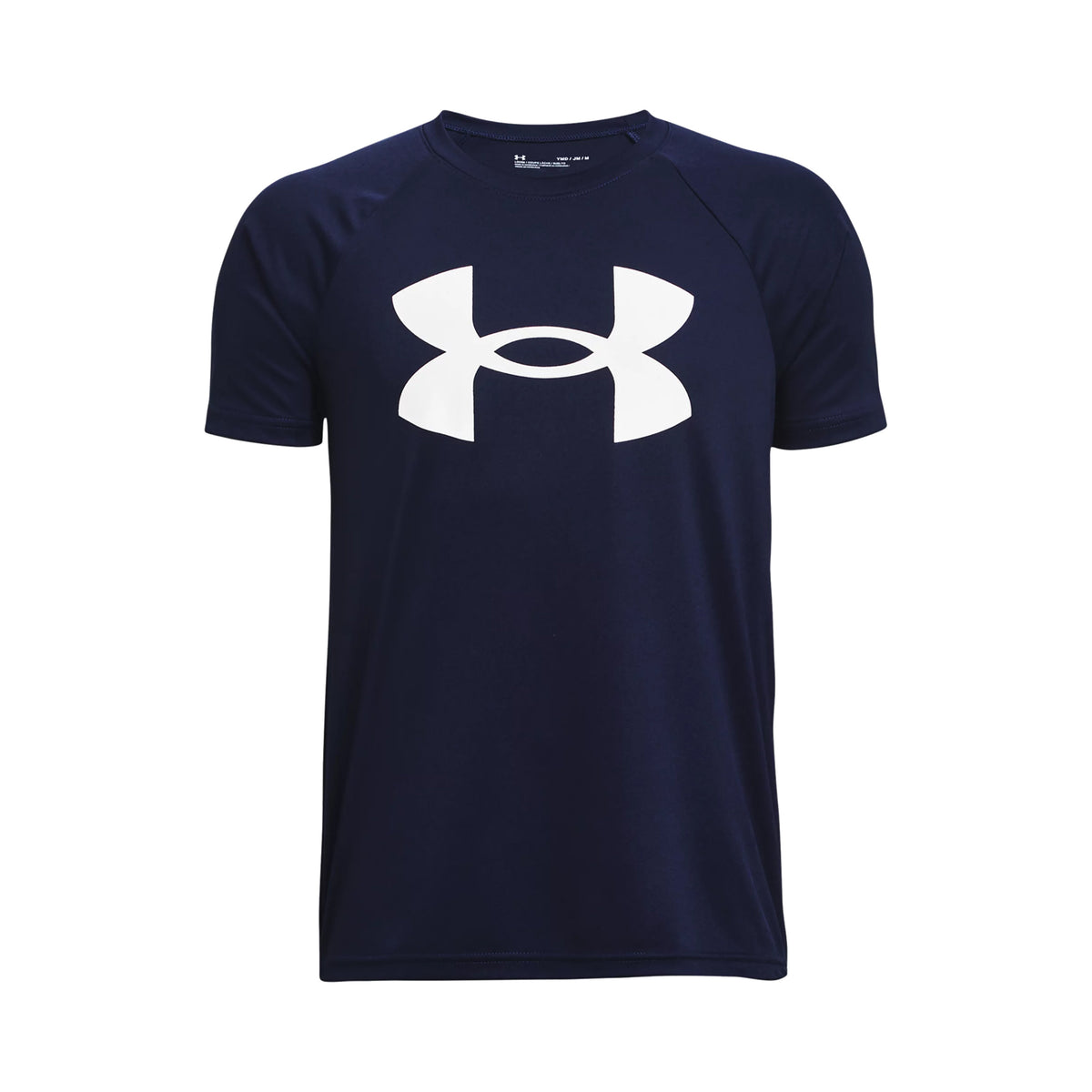 Under Armour Tech Big Logo T-shirt Drenge - mørkeblå,