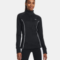 CW Half-Zip Shirt, langærmet Damer - sort,