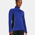 CW Half-Zip Shirt,Langærmet Damer-Blå