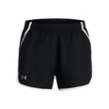 Fly By 3in  Løbeshorts Damer - sort, hvid