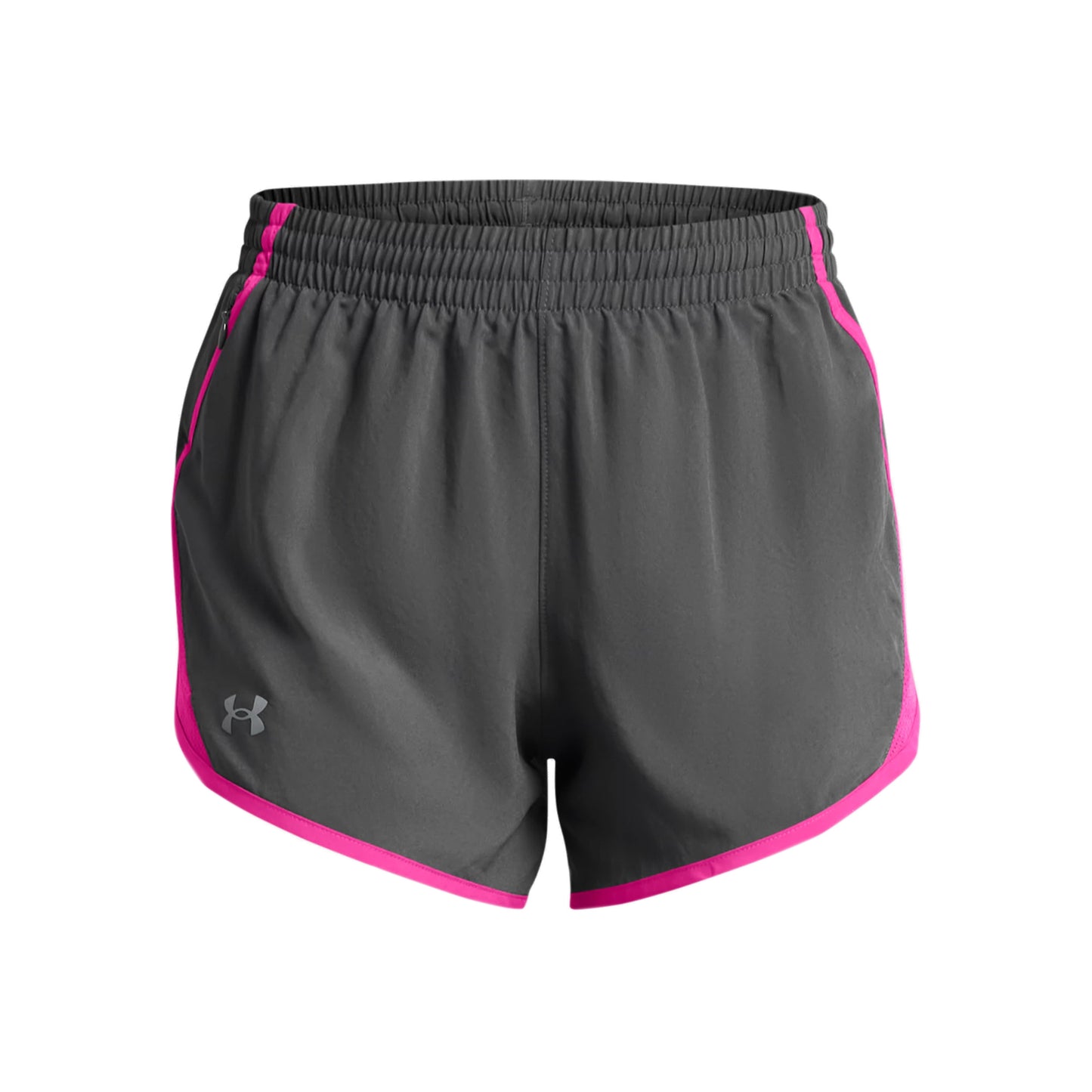 Under Armour Fly By 3in  Løbeshorts Damer - grå, pink