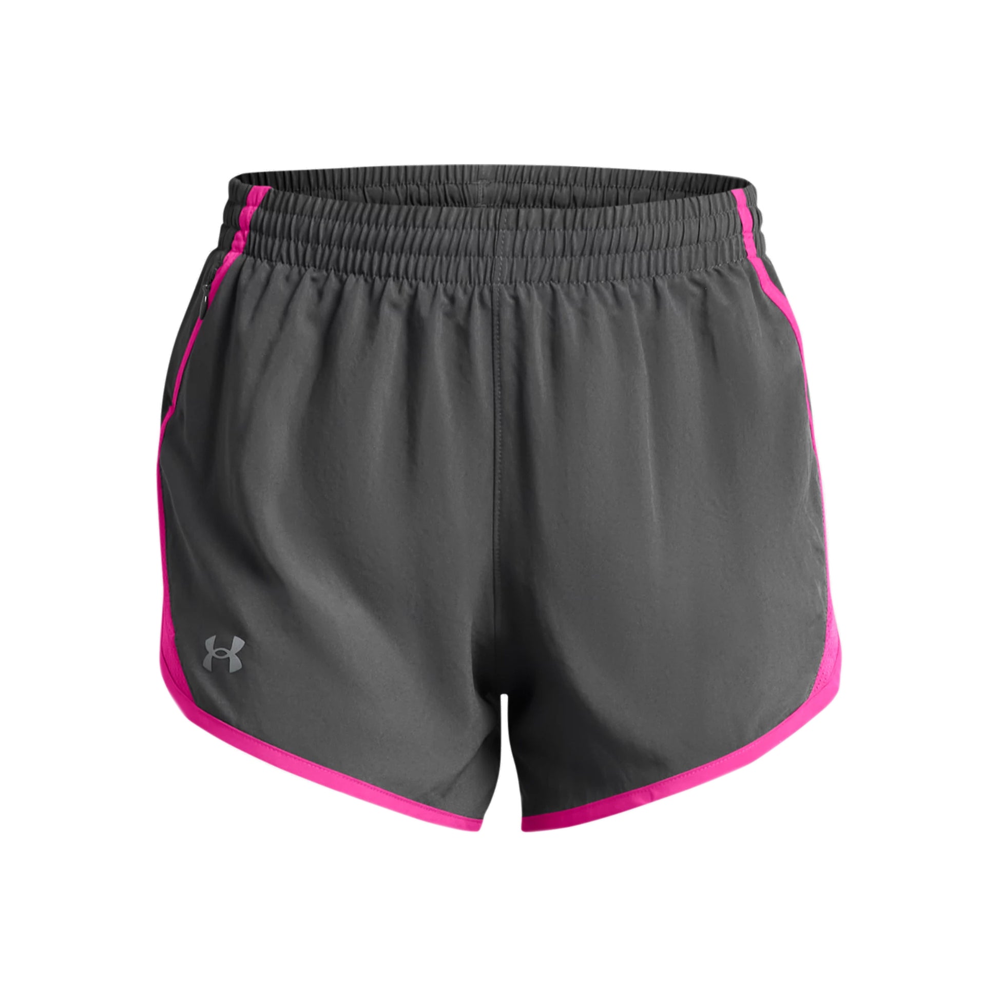 Under Armour Fly By 3in  Løbeshorts Damer - grå, pink