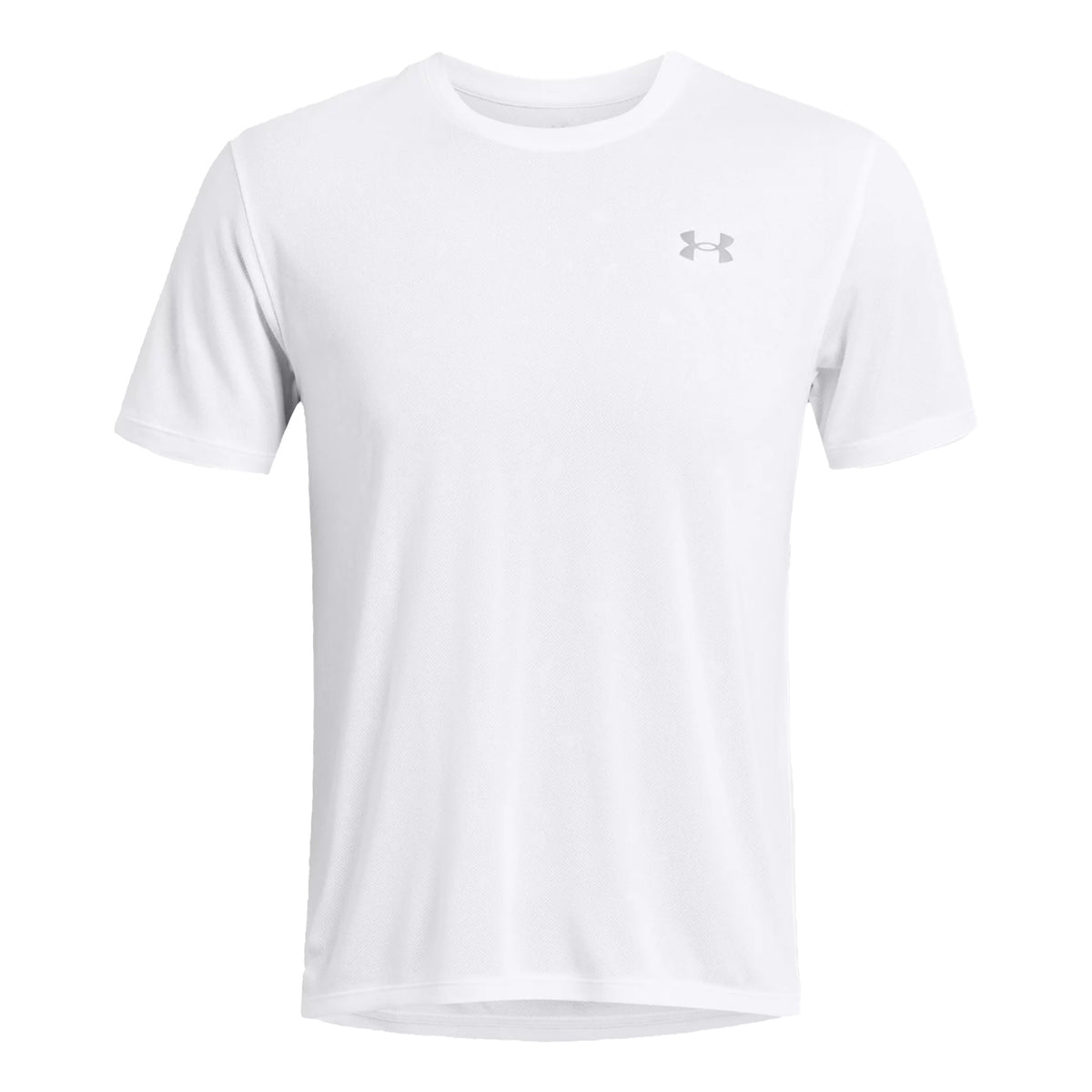 Under Armour Streaker Splatter SS Løbetrøje Herrer - hvid,