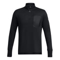 Run Trail Quarter Zip Løbetop Herrer - sort,