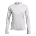 Tech Half-Zip Twist Shirt,Langærmet Damer-Grå