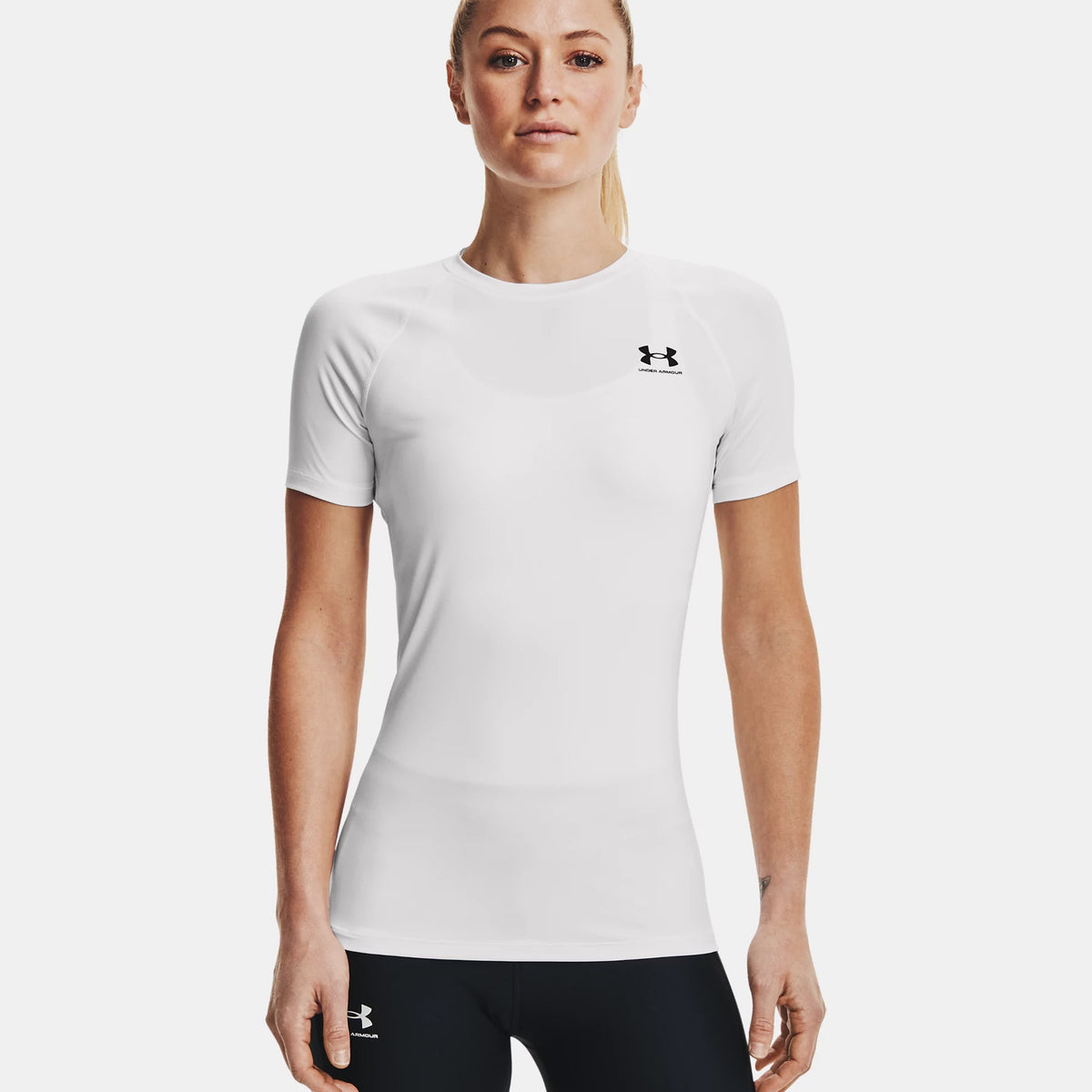Under Armour Heatgear Authentics Comp T-shirt Damer-Hvid