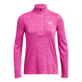 Tech 1/2 Zip-Twist Shirt, langærmet Damer - pink,