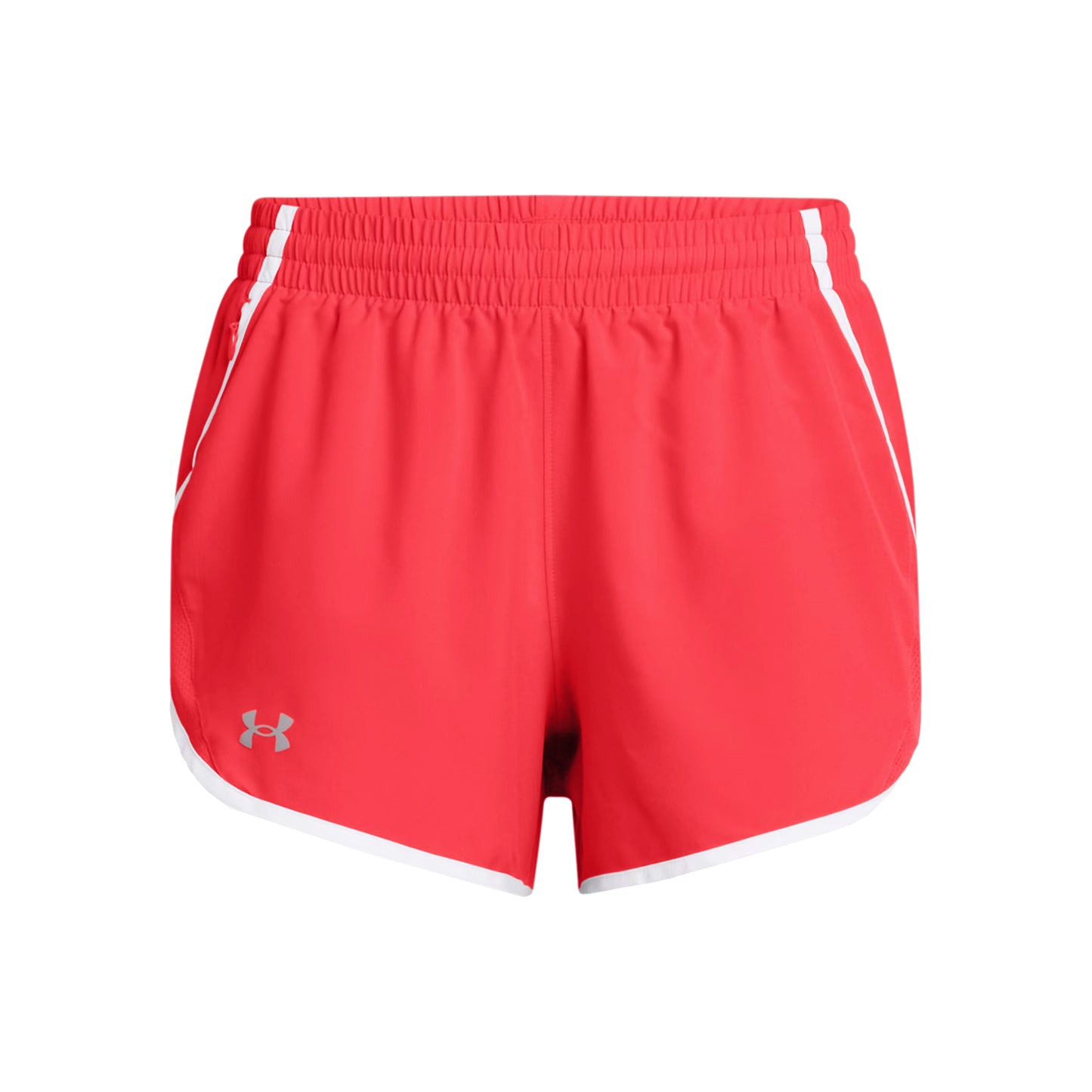 Under Armour Fly By 3in  Løbeshorts Damer - rød, hvid