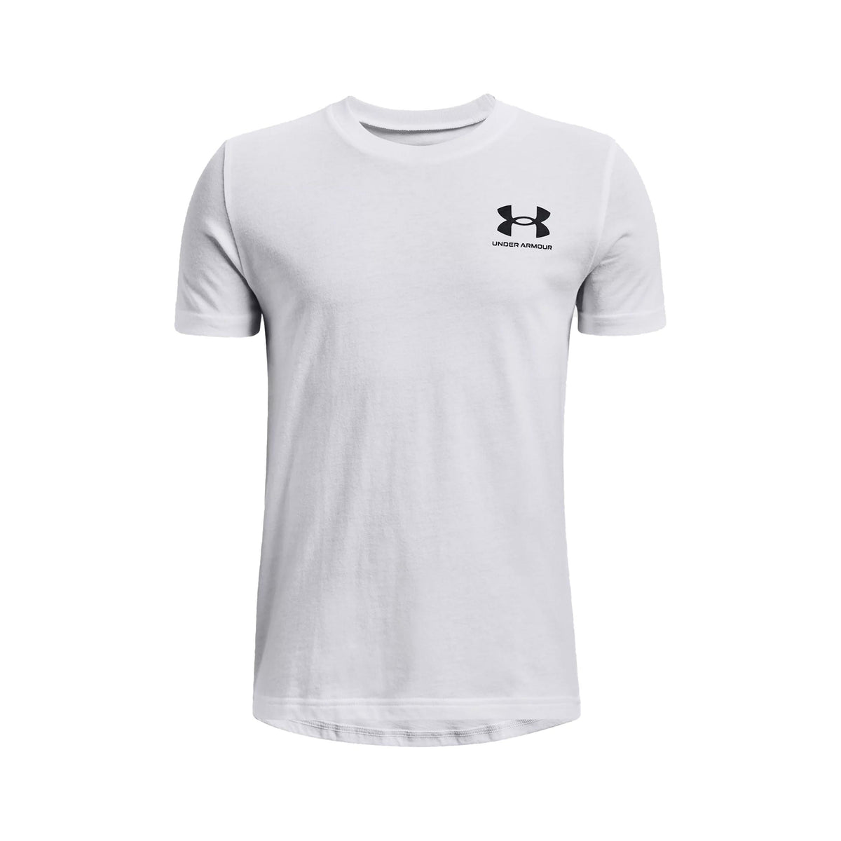 Under Armour Sportstyle Left Chest T-shirt Drenge - hvid,