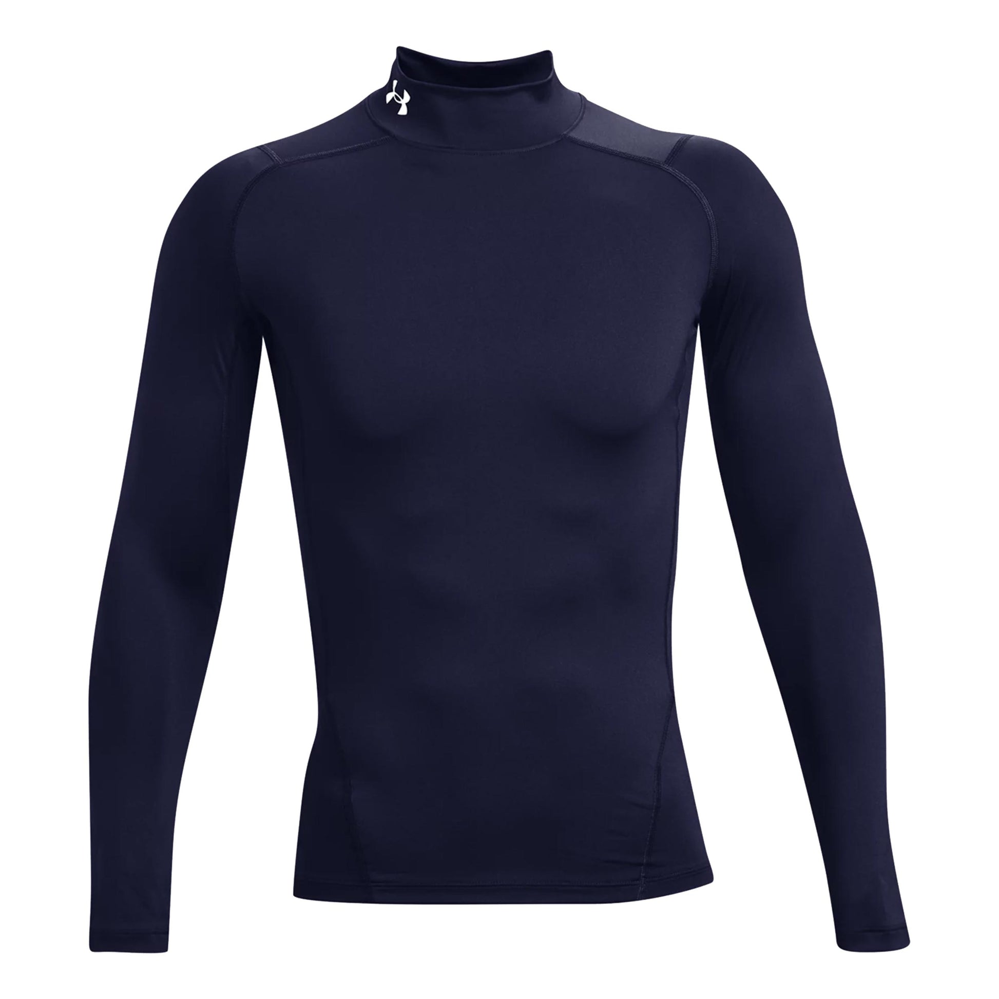 Under Armour Armour Comp Mock Shirt, langærmet Herrer - blå,