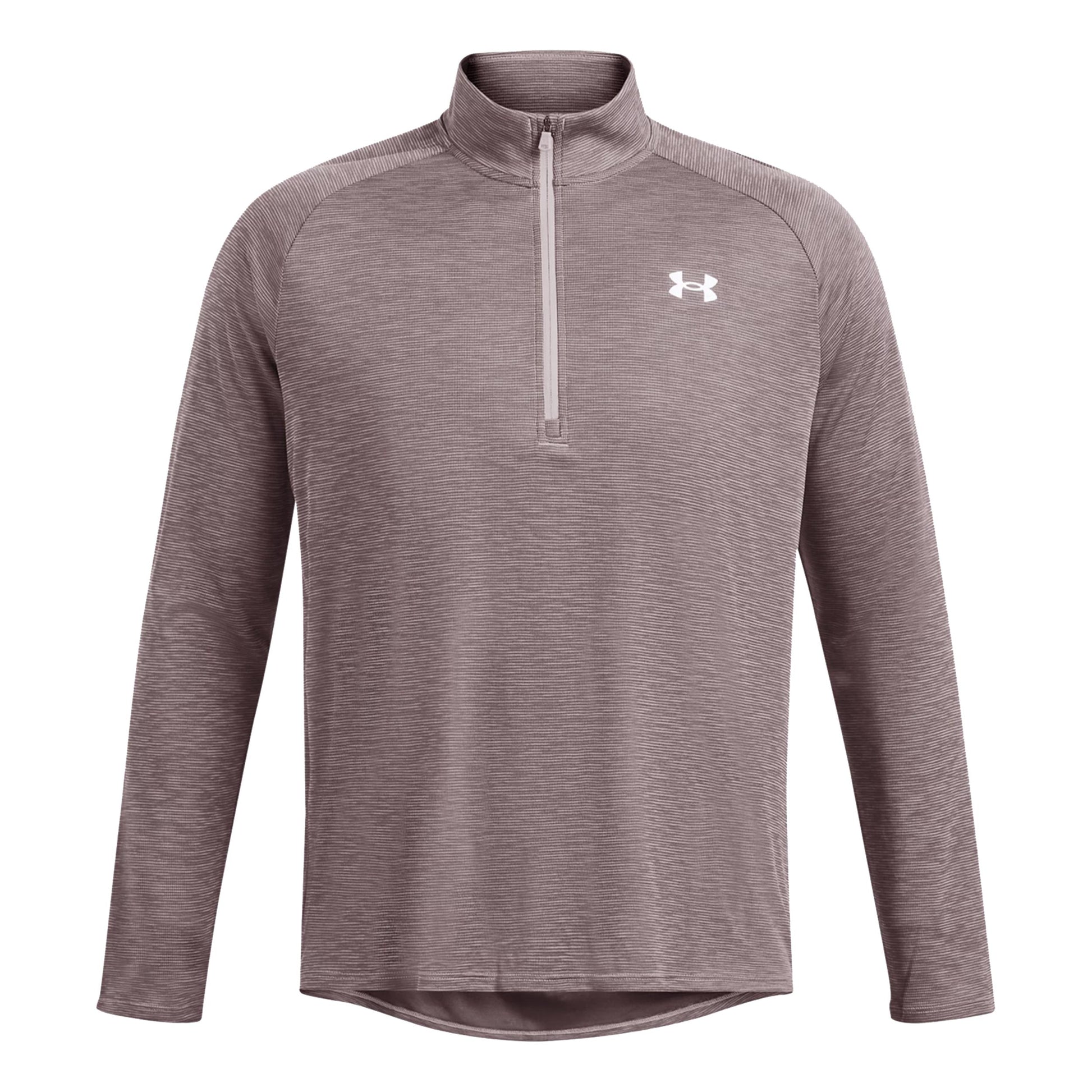 Under Armour Tech Textured 1/2 Zip Shirt,Langærmet Herrer-Grå