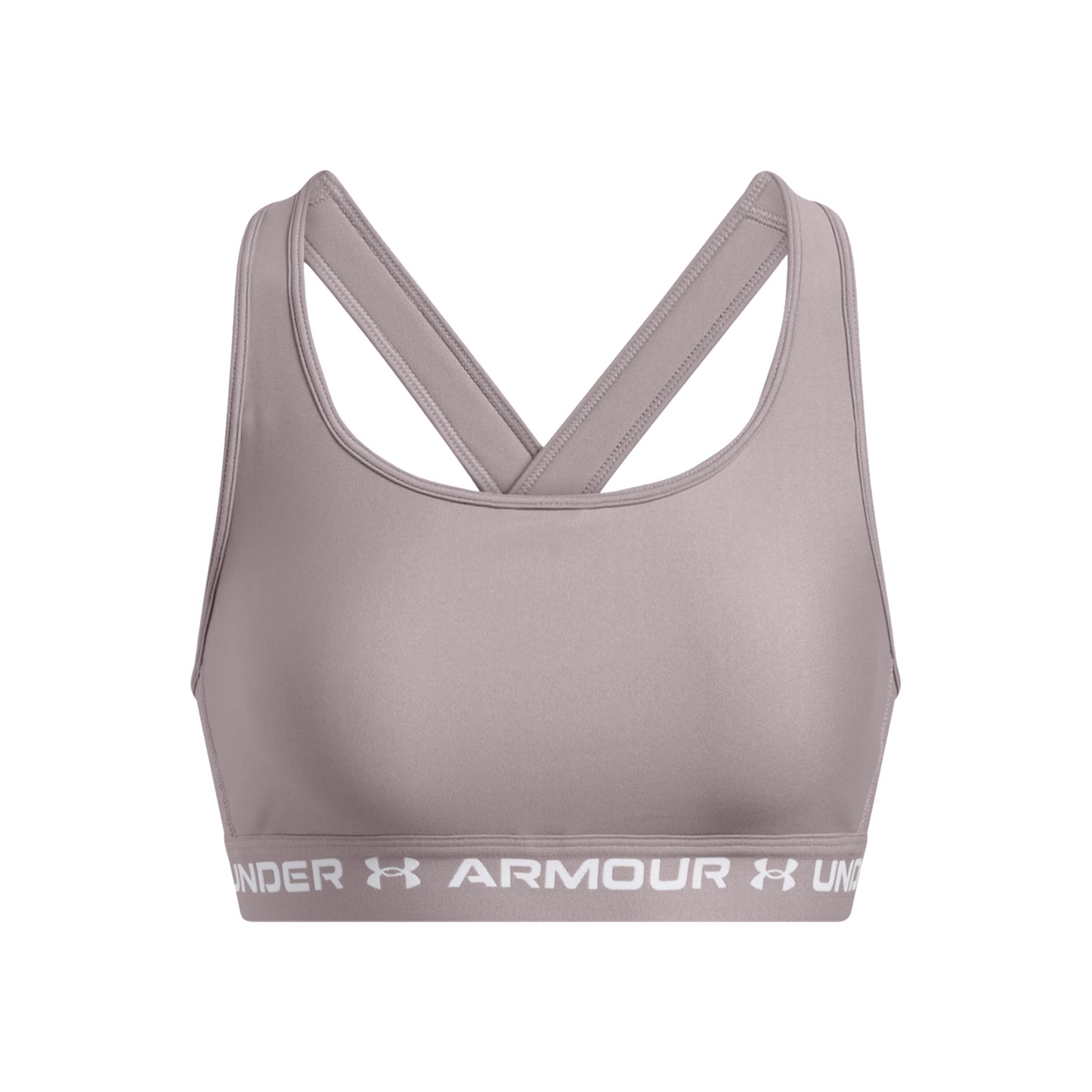Under Armour Crossback Mid Sports-BH Damer - grå,