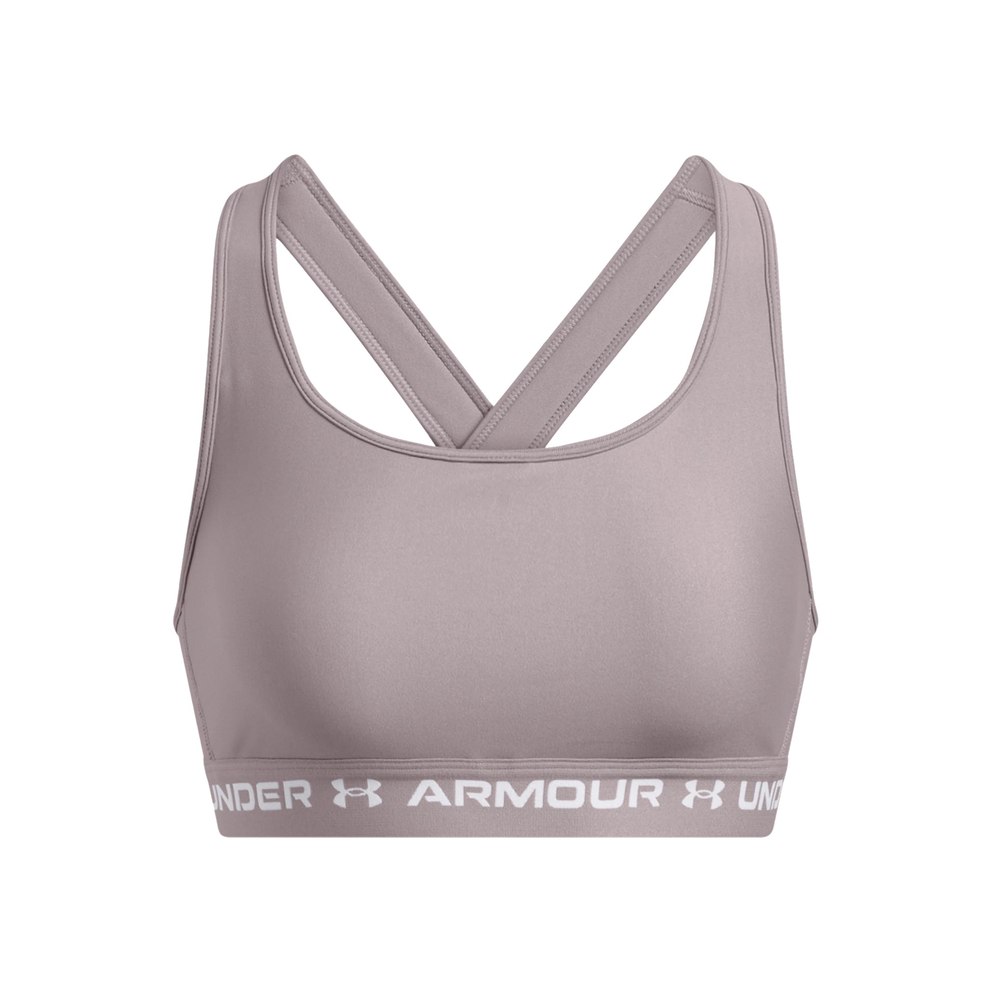 Under Armour Crossback Mid Sports-BH Damer - grå,