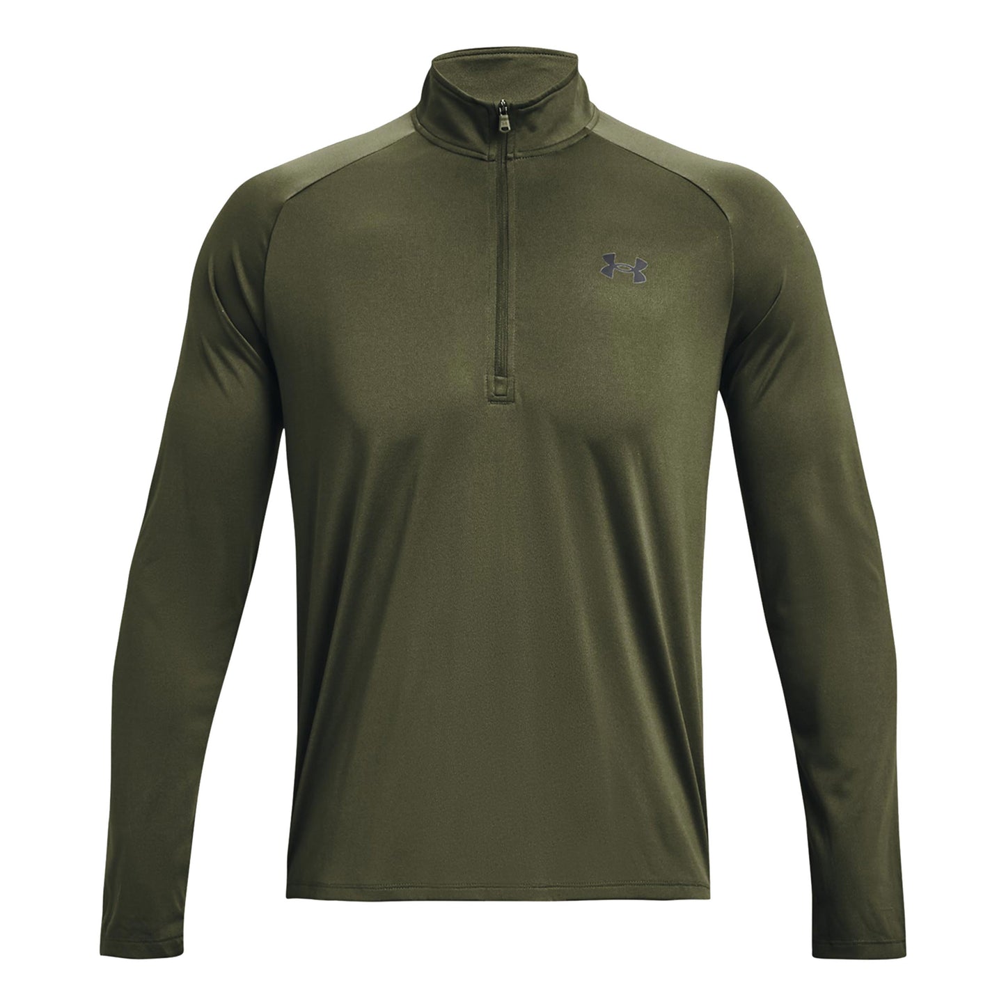 Under Armour Tech 2.0 Half-Zip Shirt, langærmet Herrer - oliven, sort