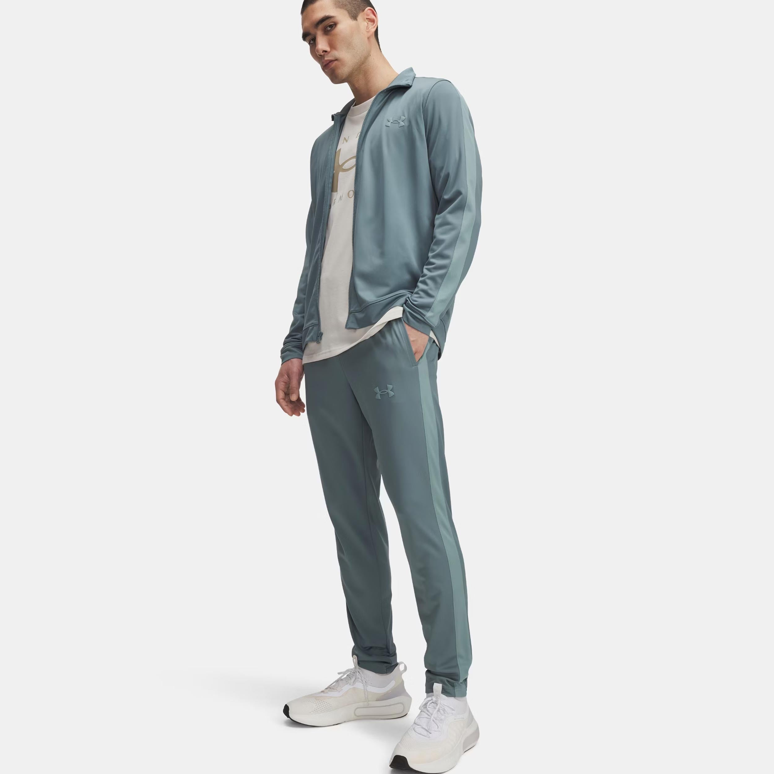 Under Armour Rival Knit Træningsdragt Herrer-Oliven