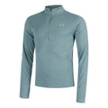 Launch Quarter-Zip Shirt, langærmet - blå-grå