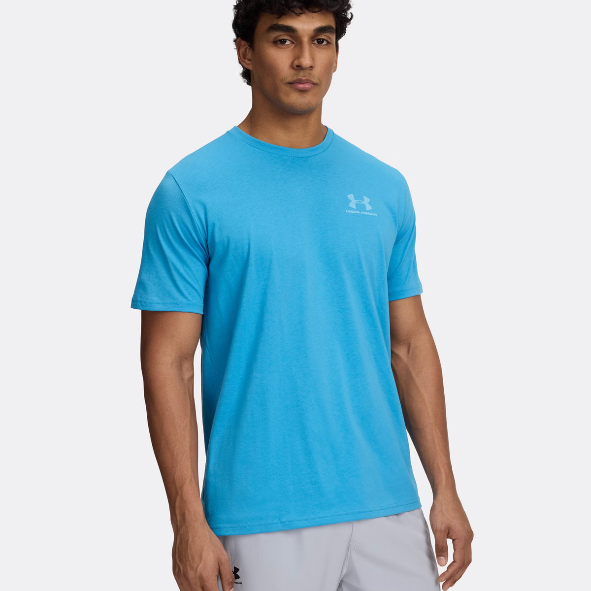 Under Armour Sportstyle T-shirt Herrer-Turkis,Hvid