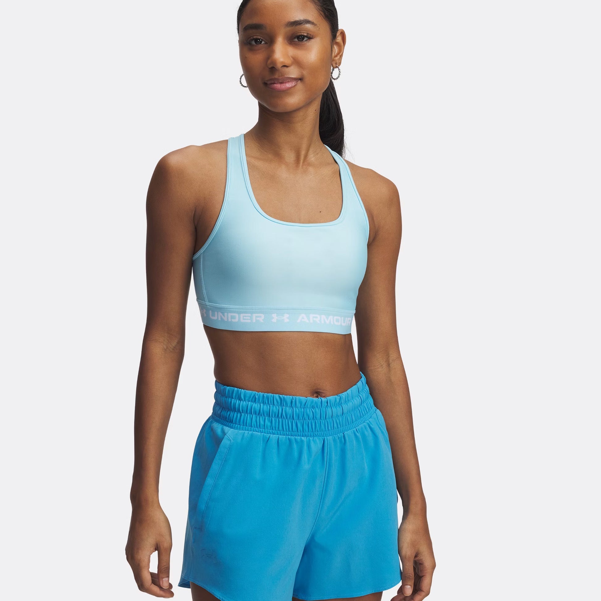 Under Armour Croback Sports-BH Damer-Lyseblå