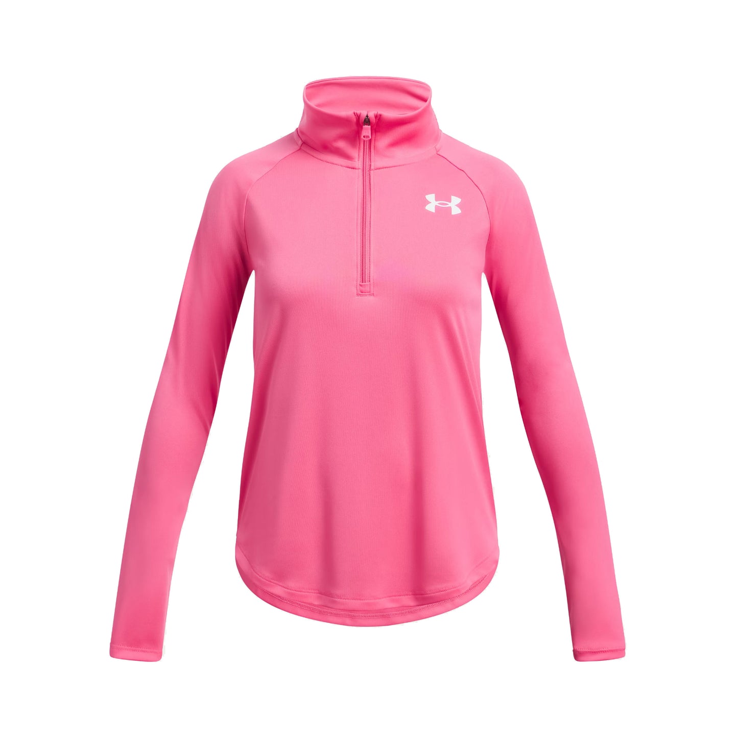 Under Armour Tech Graphic Half-Zip Shirt,Langærmet Pige-Pink