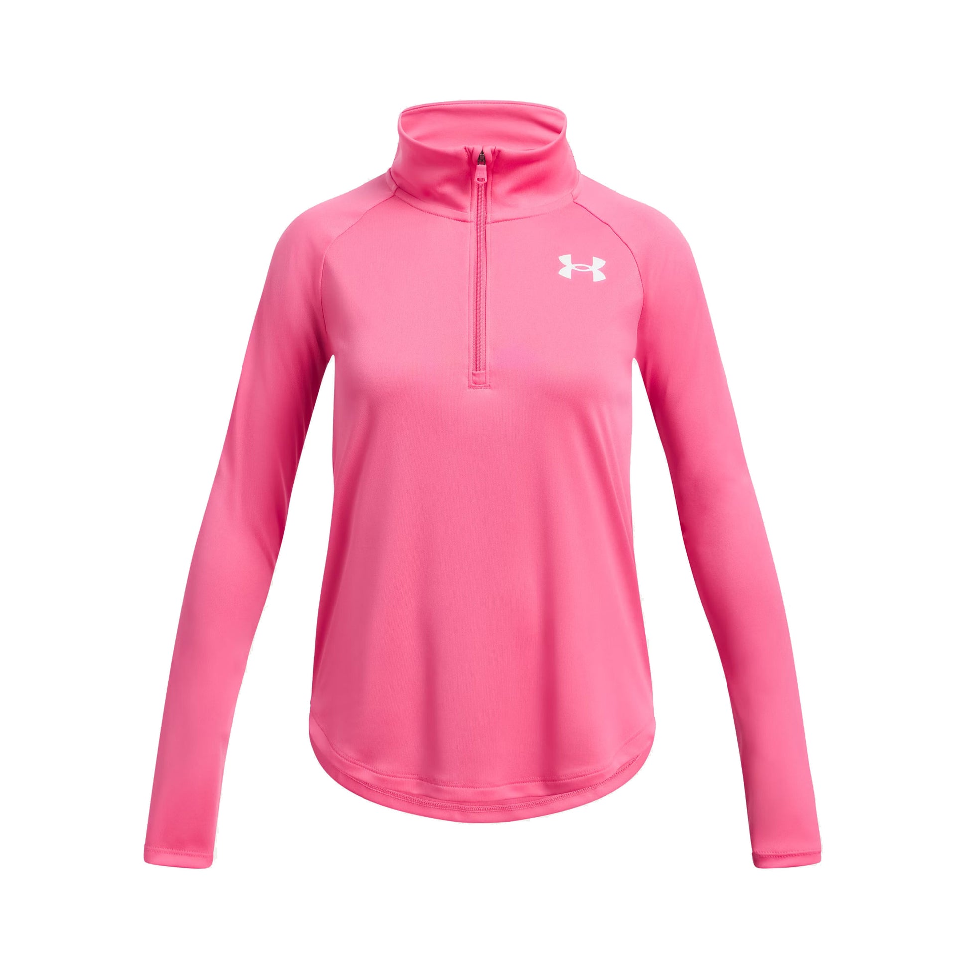 Under Armour Tech Graphic Half-Zip Shirt,Langærmet Pige-Pink