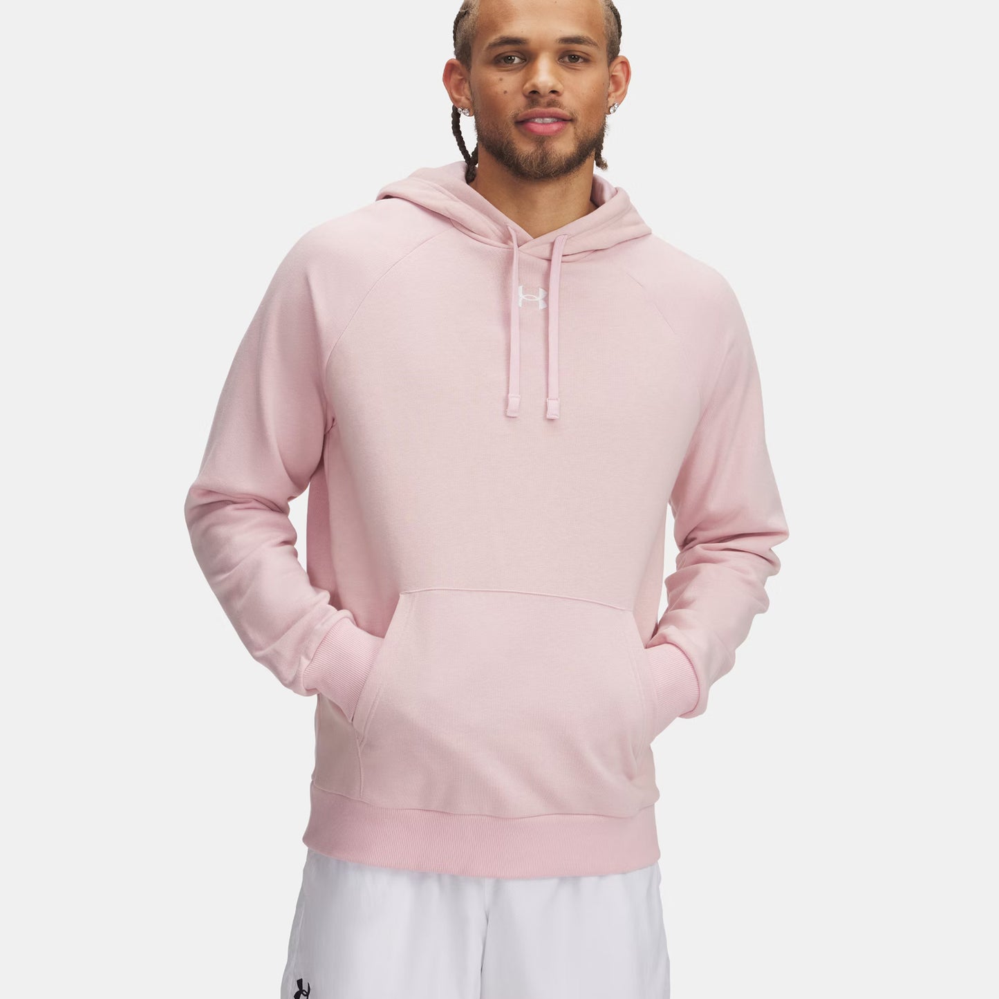 Under Armour Rival Fleece Hættetrøje Herrer-Rosa