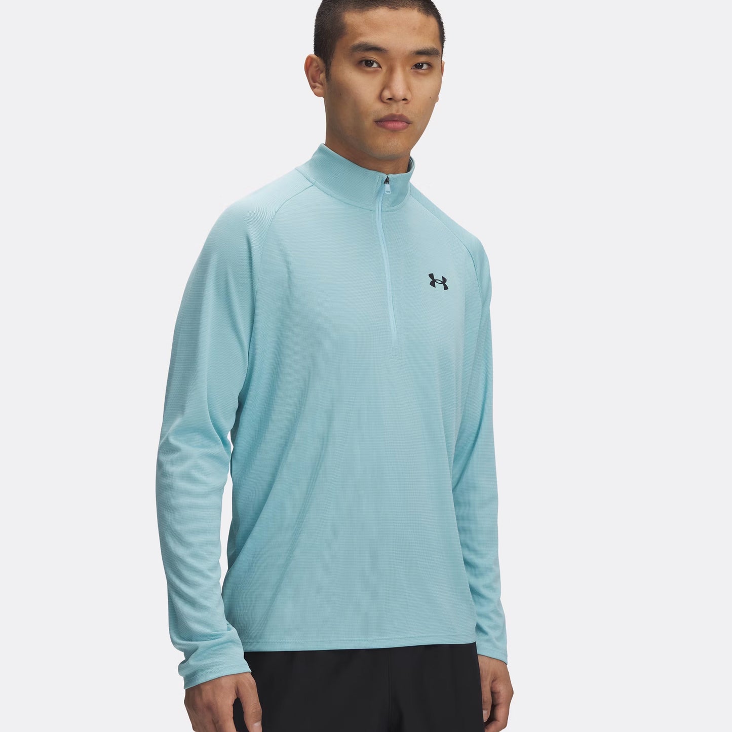 Under Armour Tech Textured Half-Zip Shirt,Langærmet Herrer-Blå