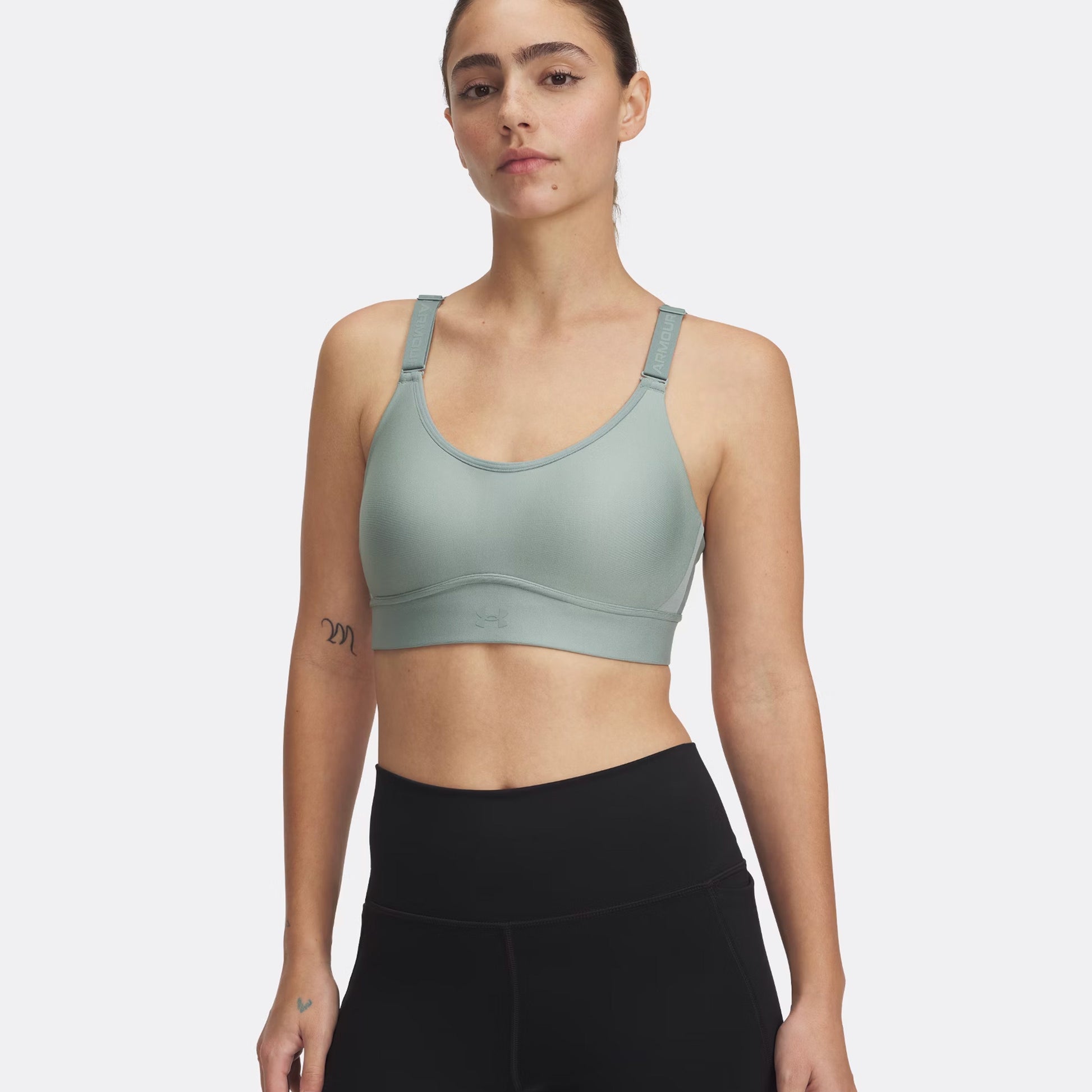 Under Armour Infinity Mid 2.0 Sports-BH Damer-Grøn