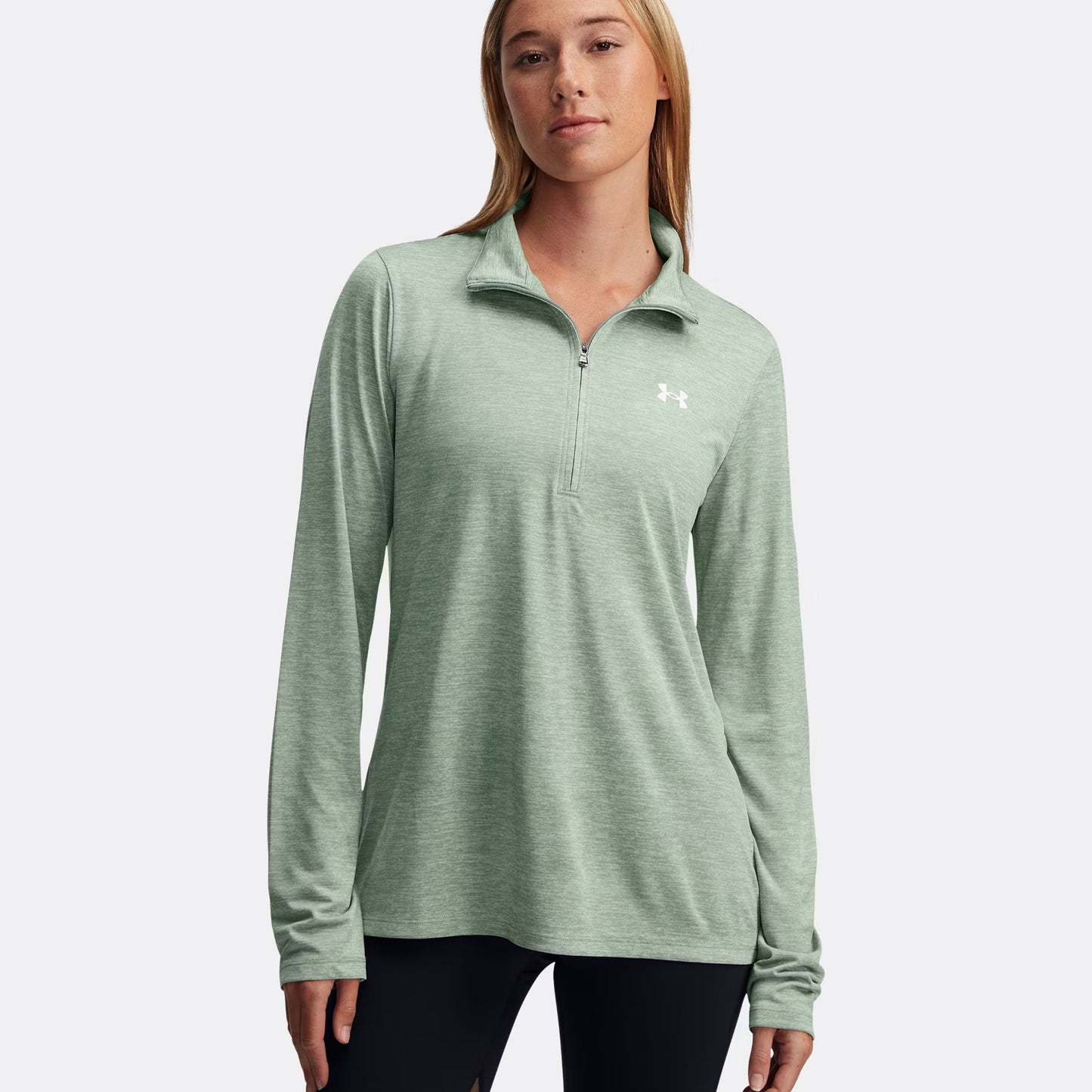 Under Armour Tech 1/2 Zip-Twist Shirt, langærmet Damer - vis,