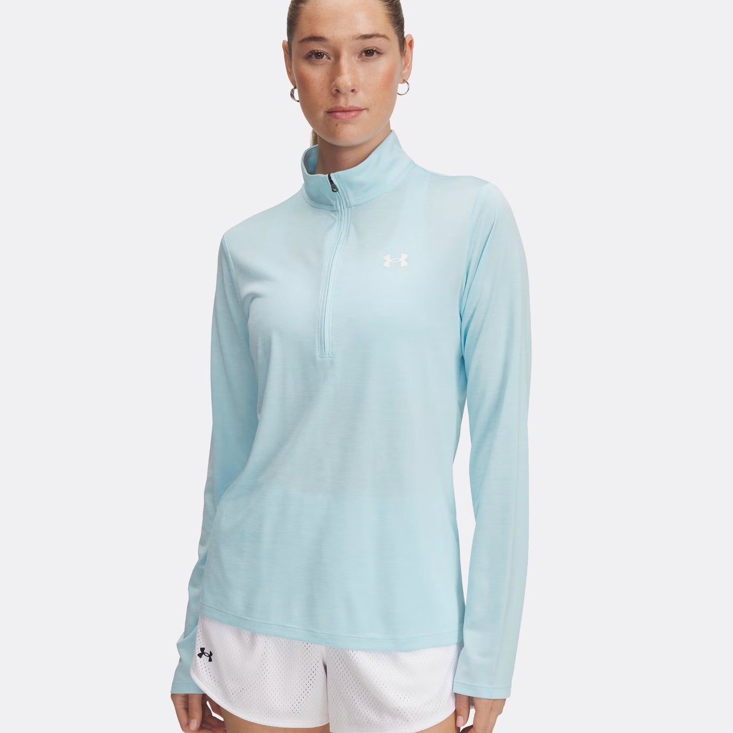 Under Armour Tech Half-Zip Shirt,Langærmet Damer-Mint