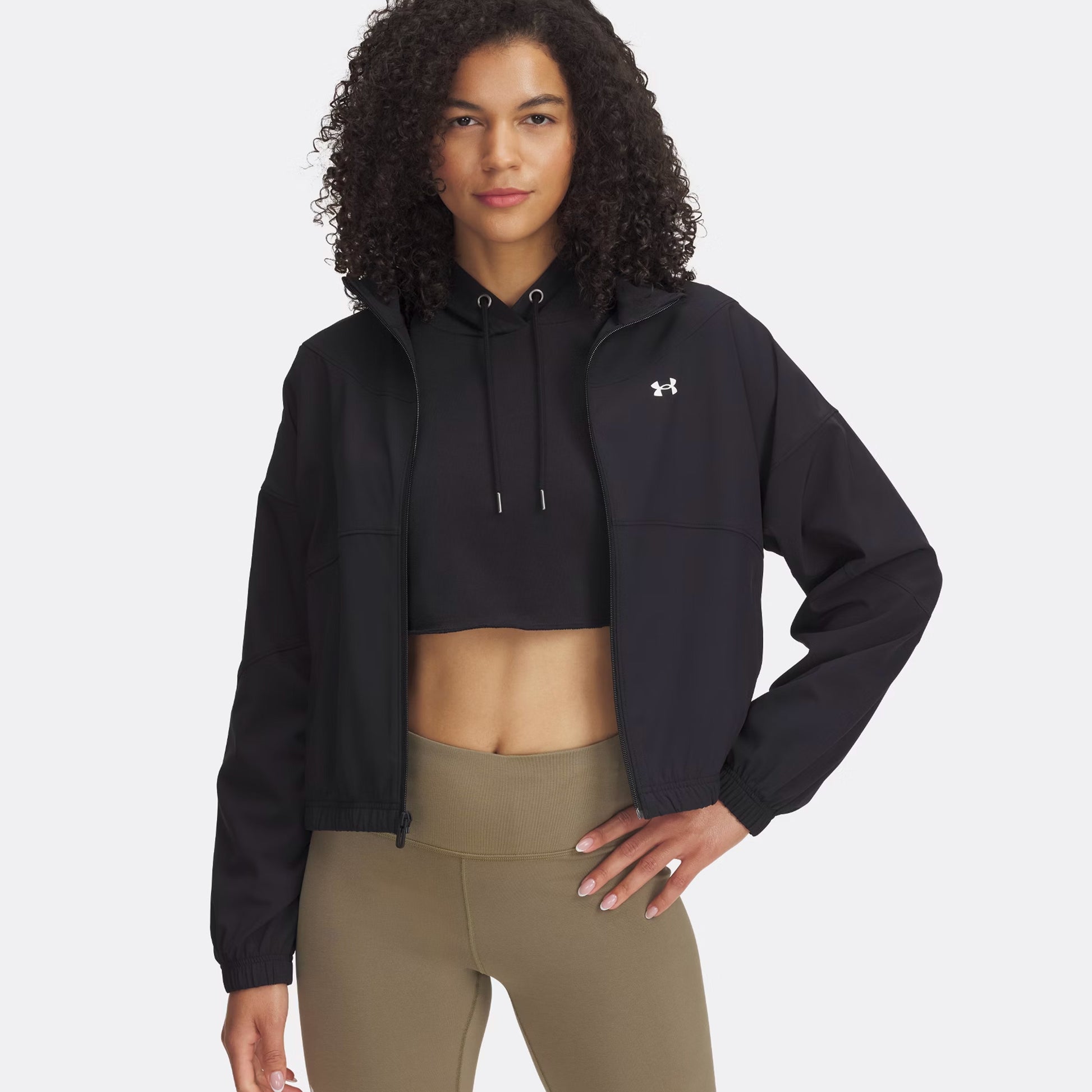 Under Armour Rival Woven Træningsjakke Damer-Sort