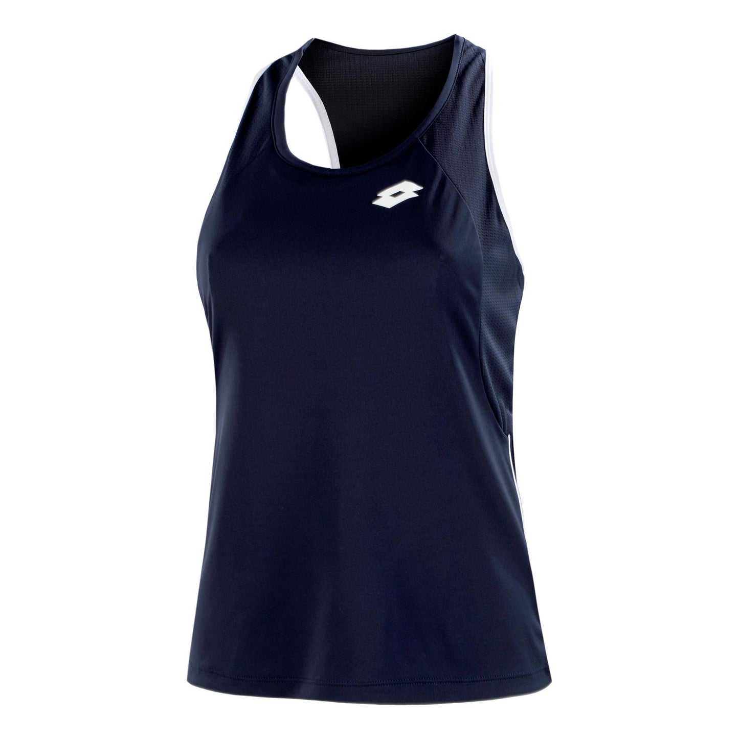 Lotto Squadra II PL Tanktop Damer - mørkeblå, hvid