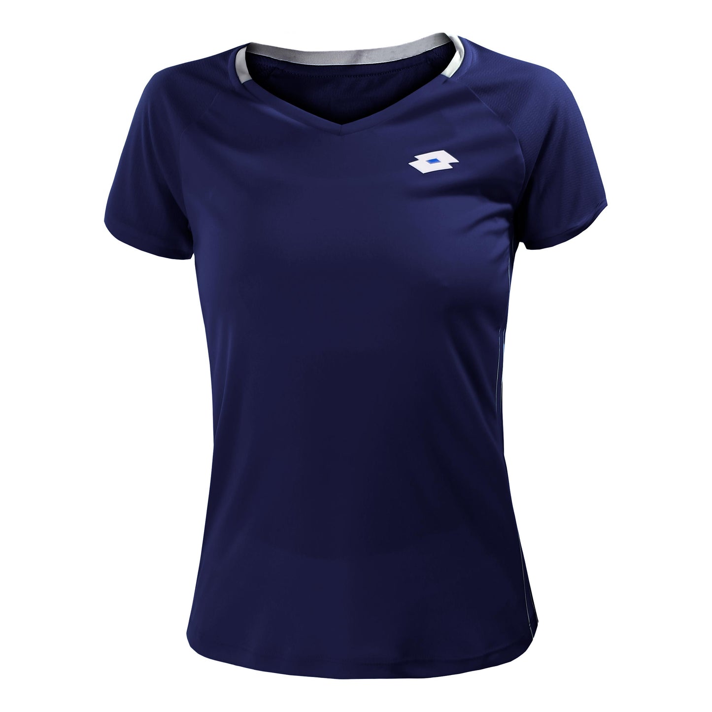 Lotto Squadra II PL T-shirt Damer - mørkeblå, hvid