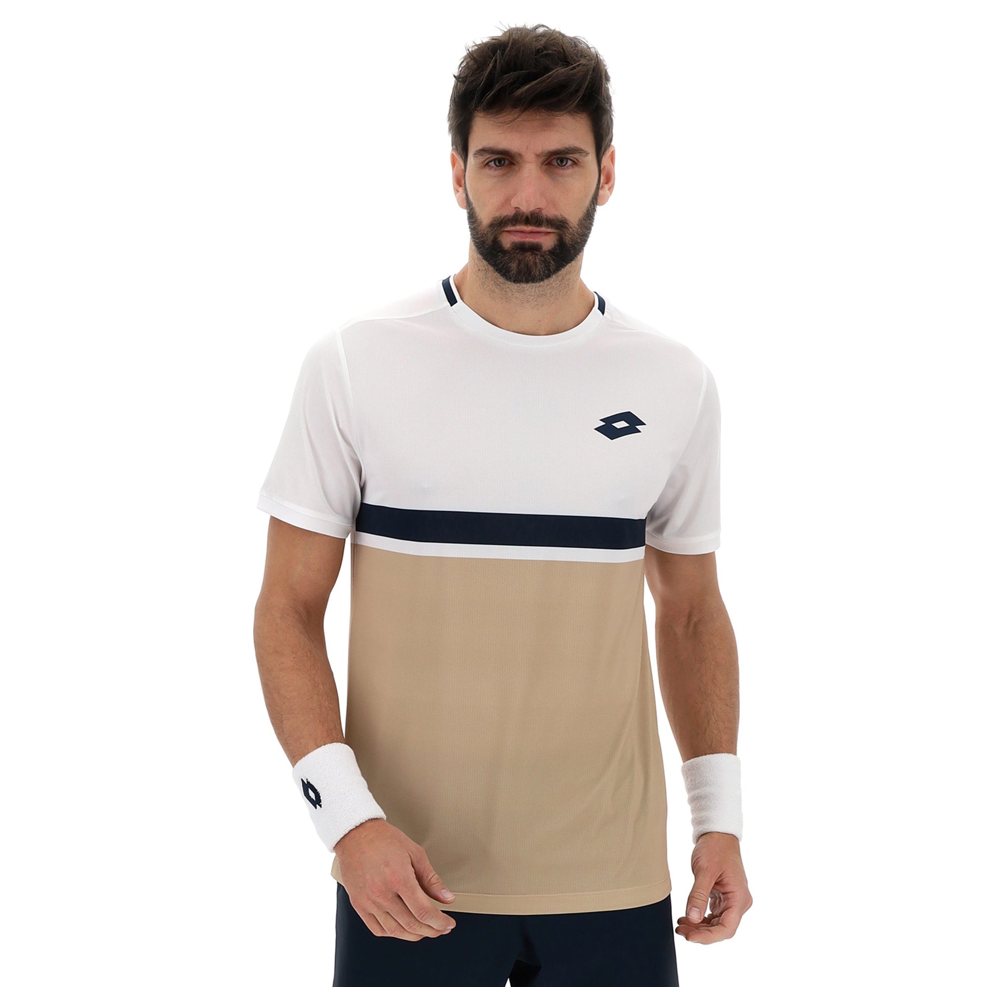 Lotto Tech V T-shirt Herrer-Beige