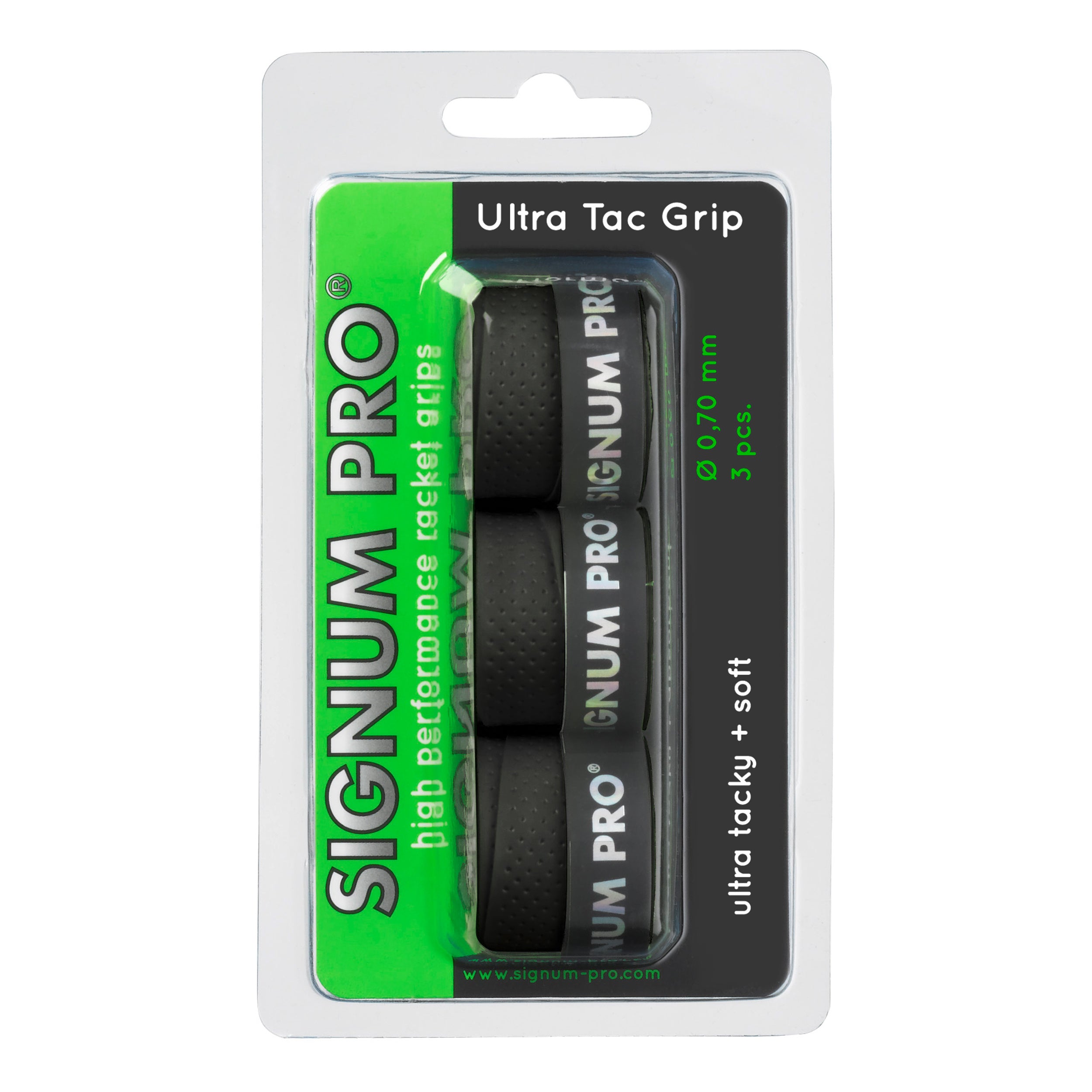 Signum Pro Ultra Tac Grip Pakke Med 3-Sort