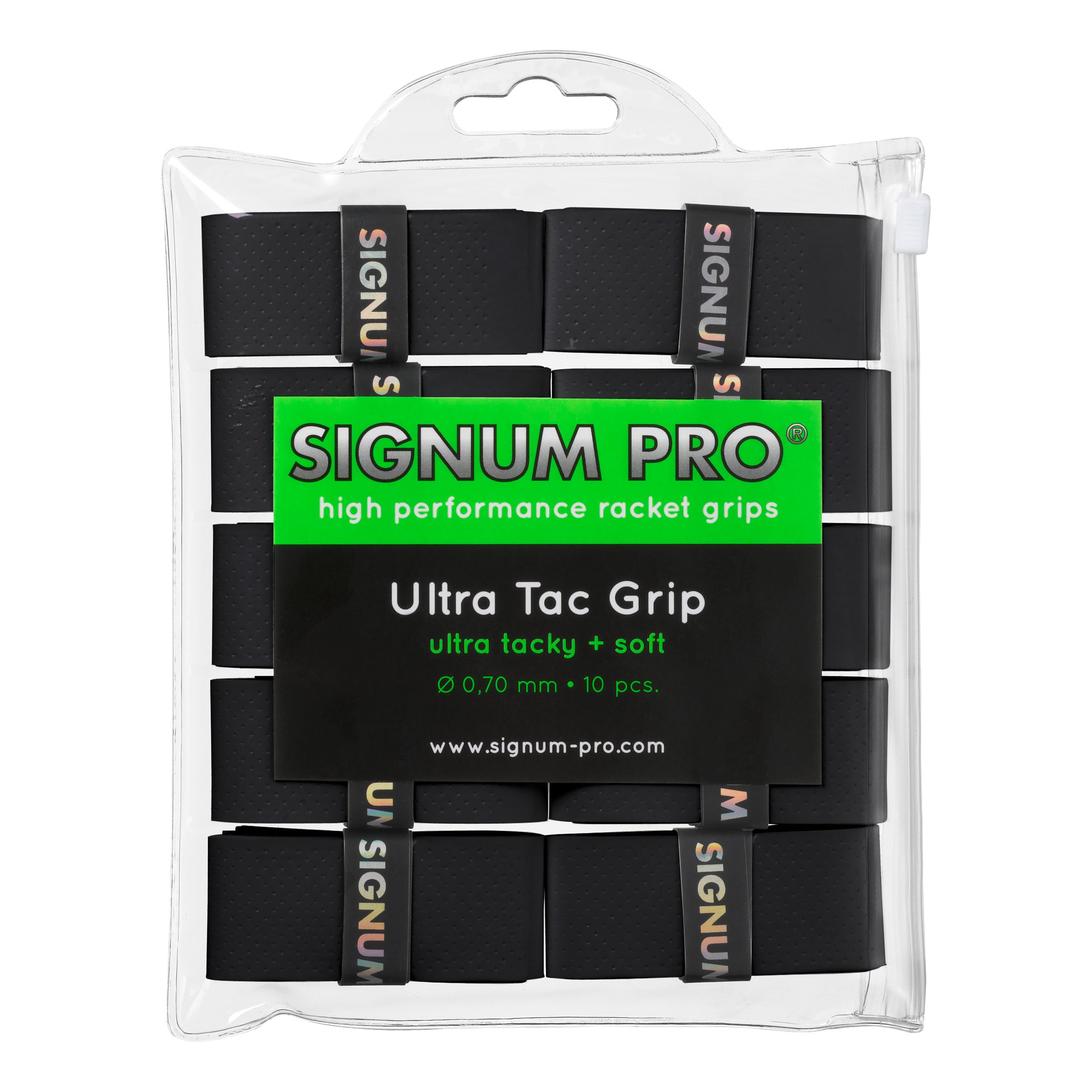 Signum Pro Ultra Tac Grip Pakke Med 10-Sort