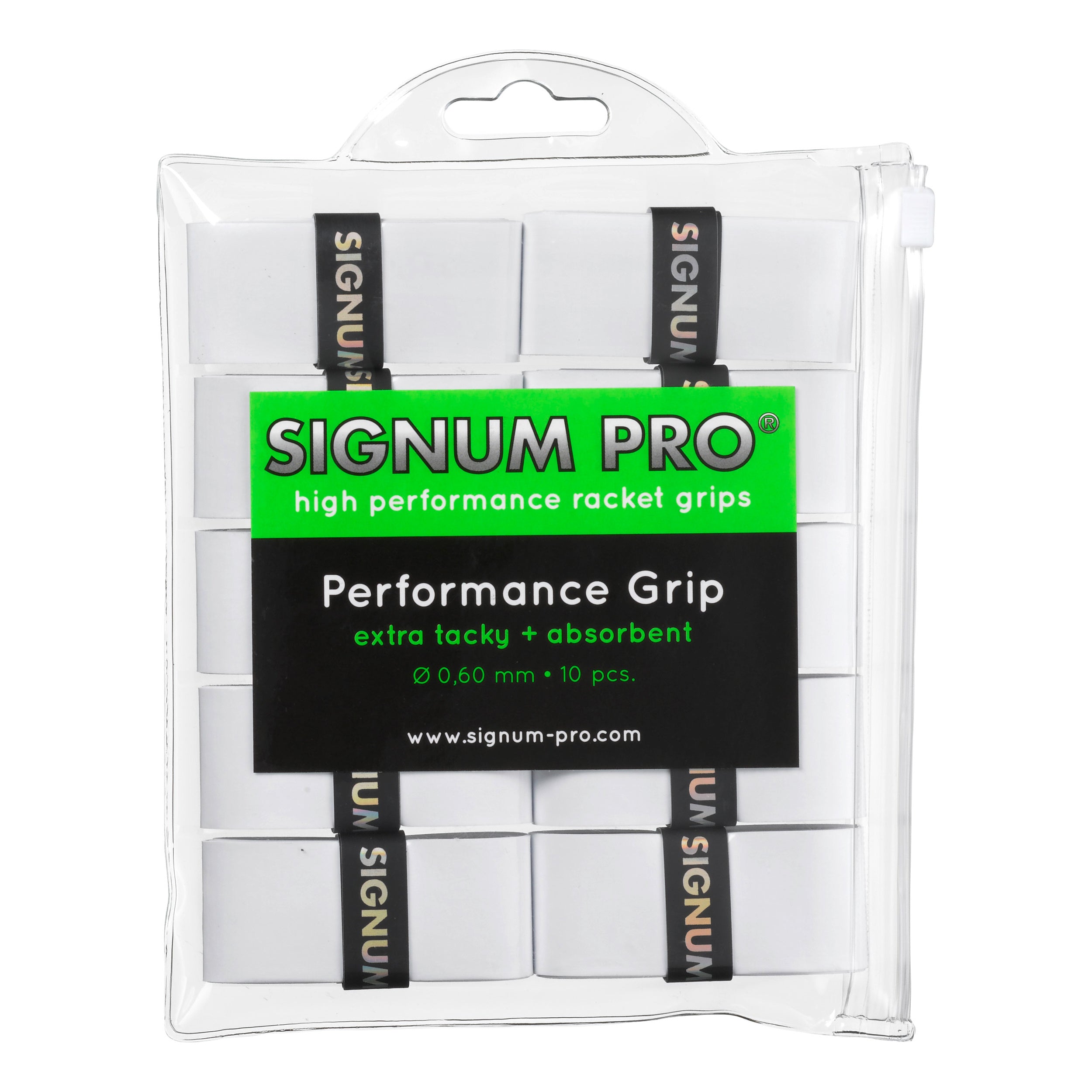 Signum Pro Performance Grip Pakke Med 10-Hvid
